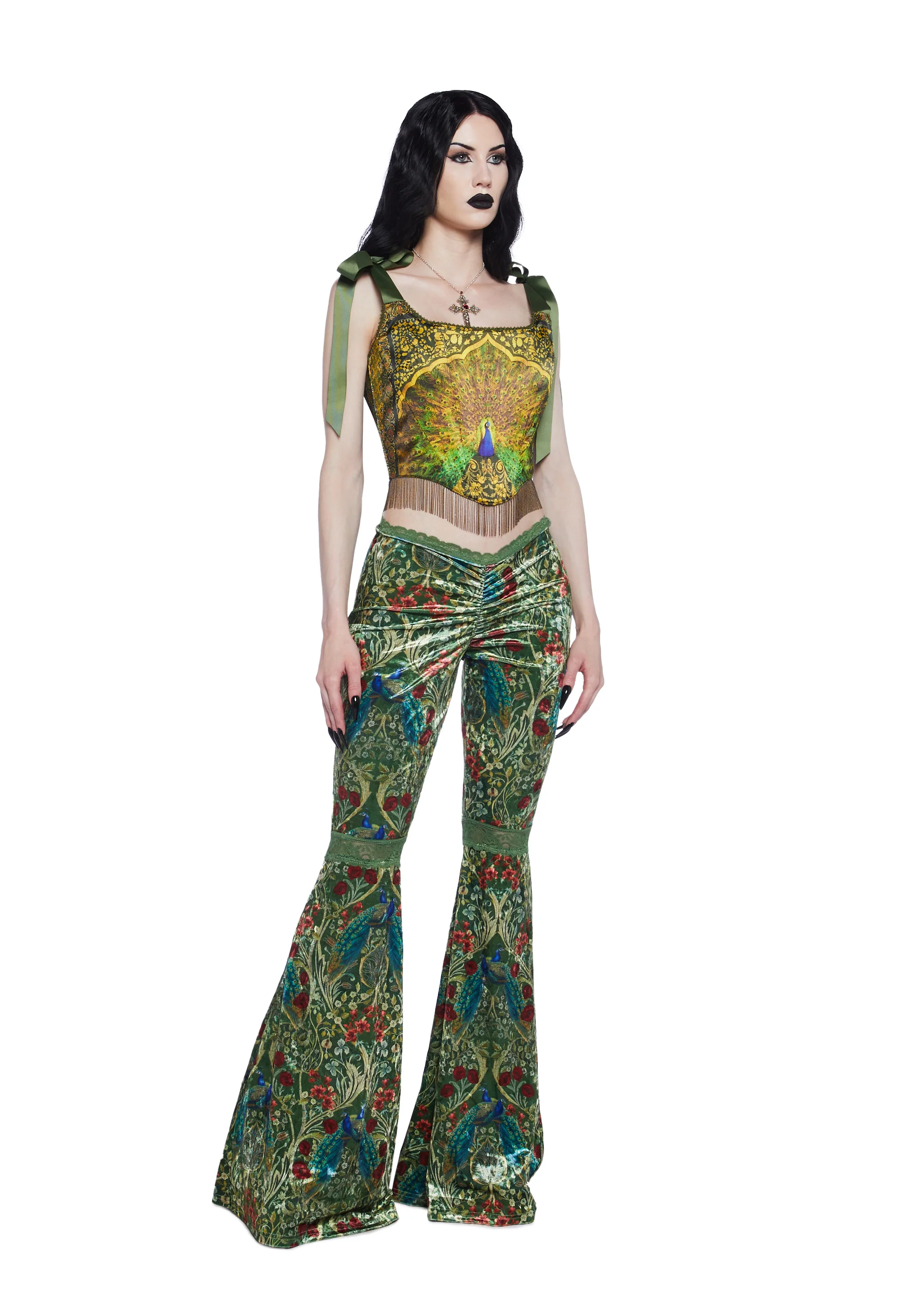 Romantic Mirage Flared Pants