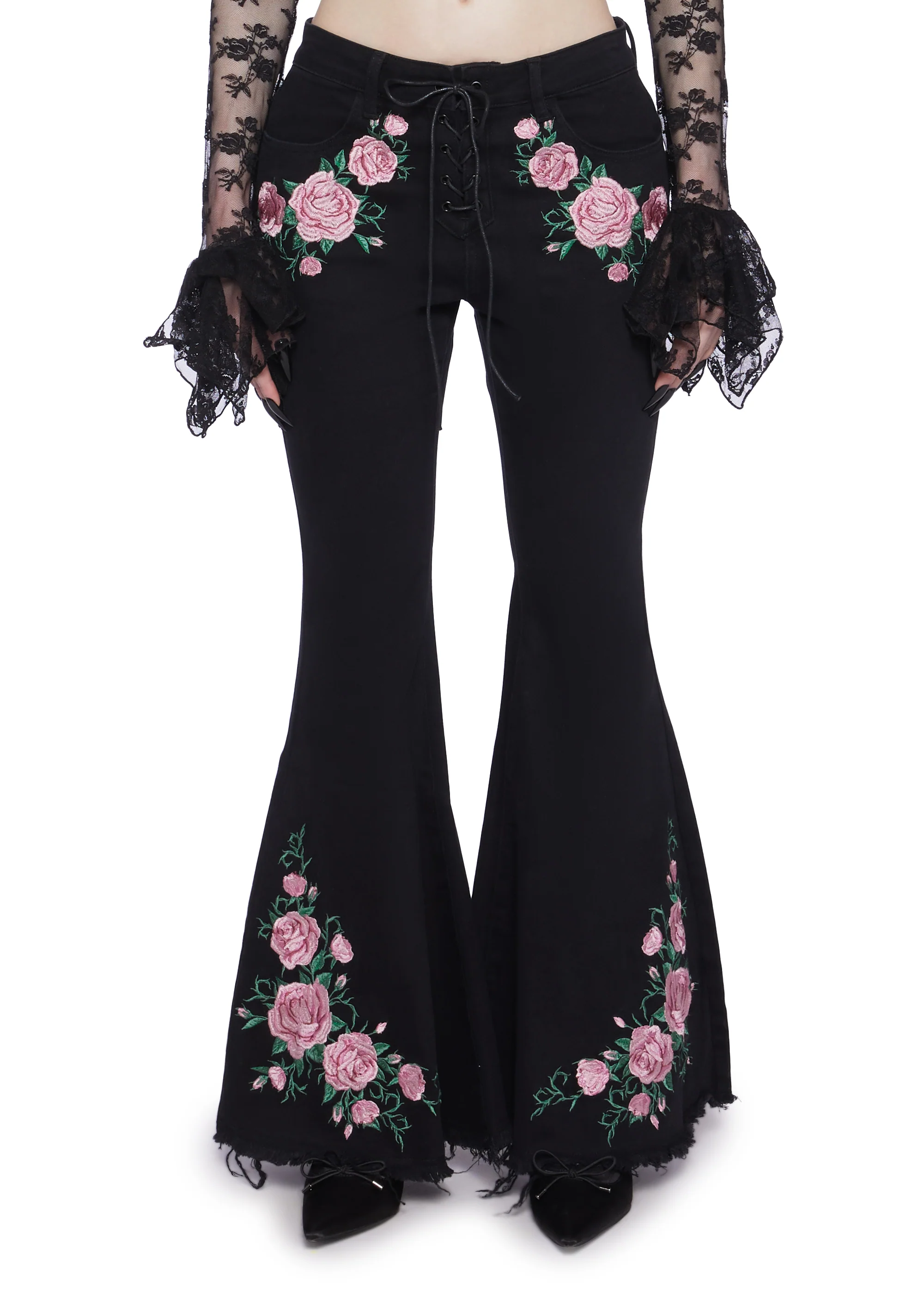 Enchanted Rose Flare Pant