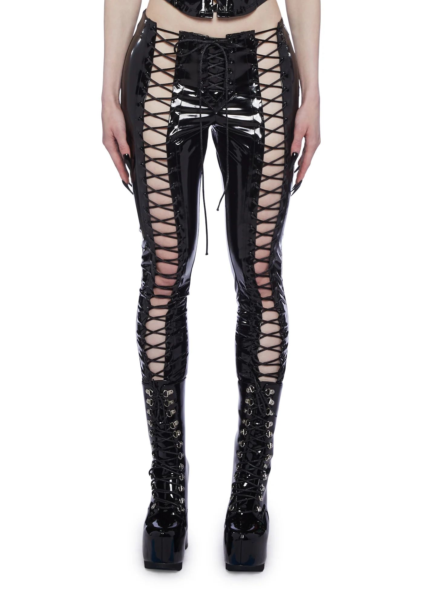 Have Mercy Lace Up Pants
