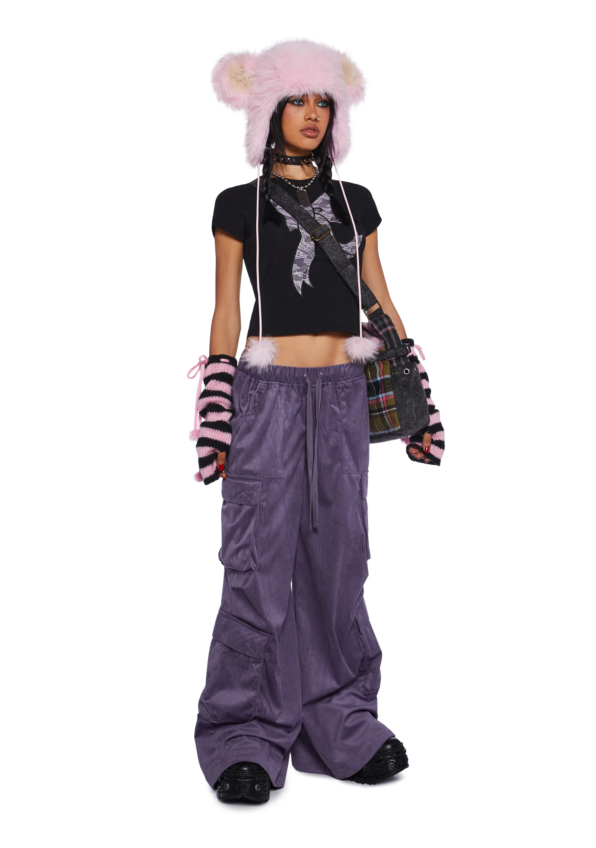 Streetwise Cutie Corduroy Cargo Pants