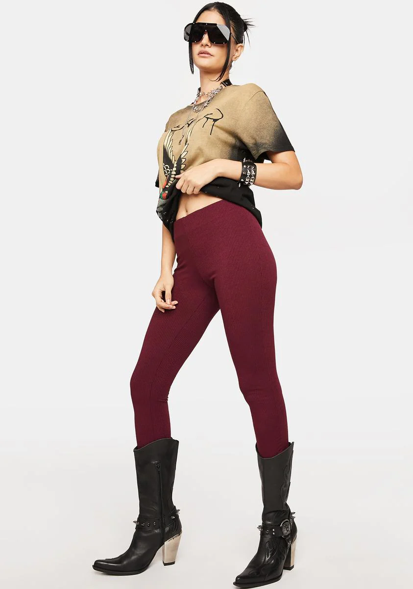 Most Necessary Slit Hem Leggings