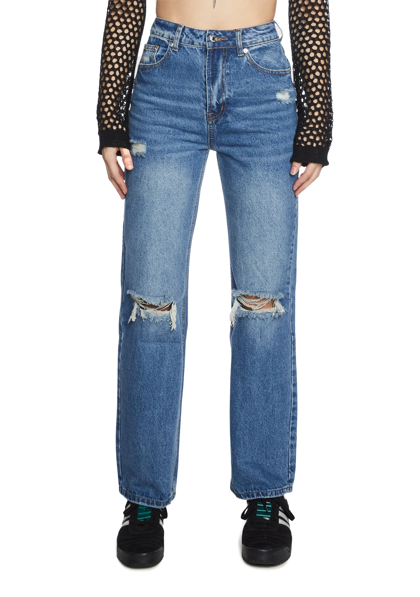 Lori High-Rise Wide Leg Jeans