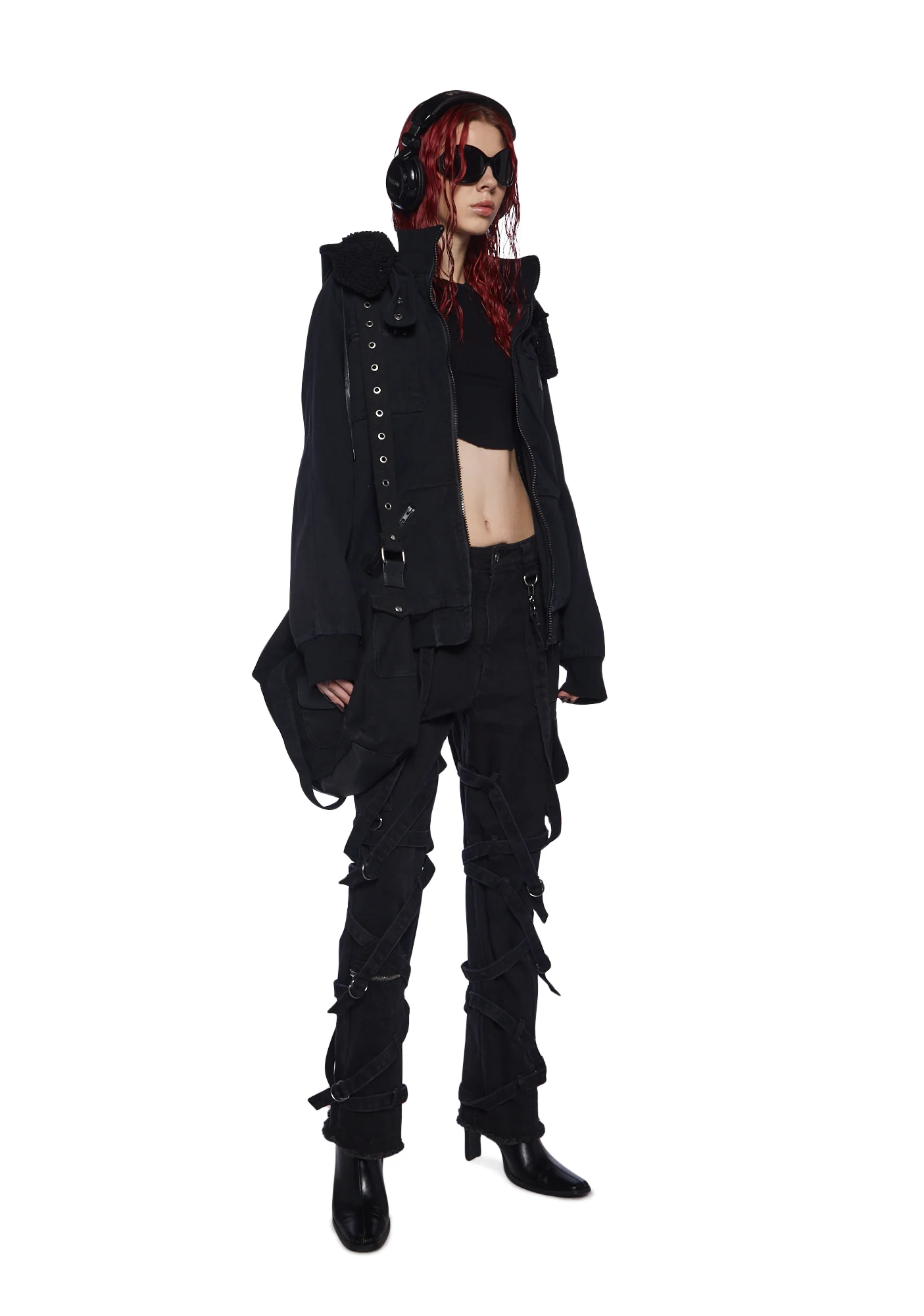 Compression Unisex Strappy Jeans