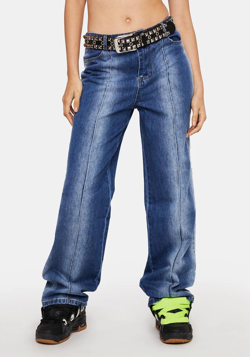 Oh Relax Washed Denim Jeans