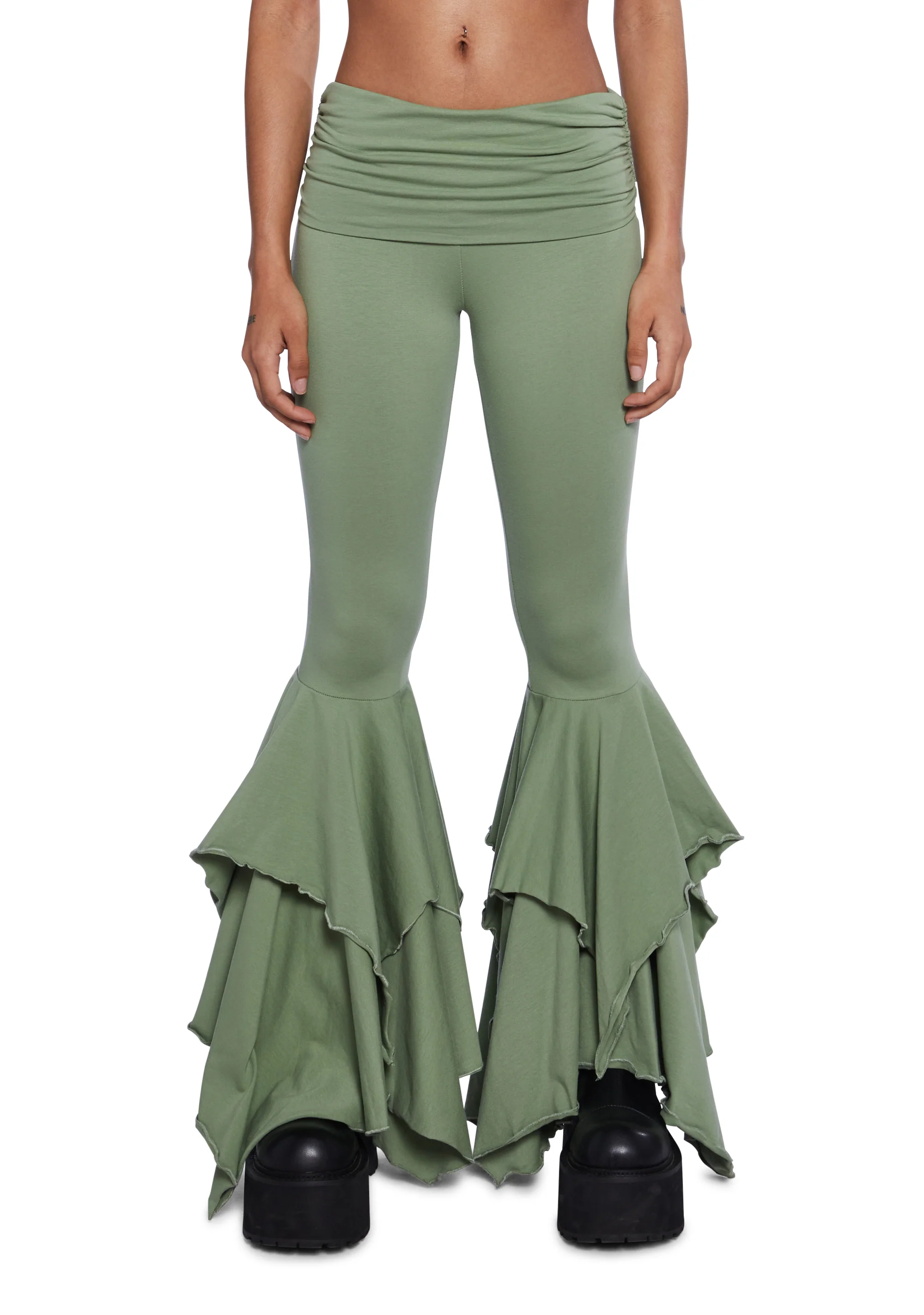 F Is For Fairies™ Flare Pants - Sage