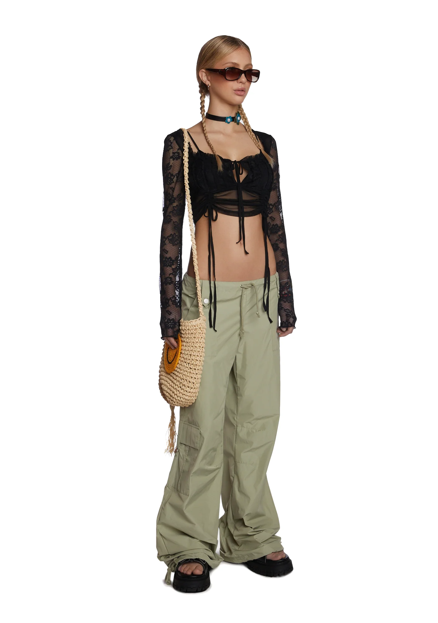 Disc Sharing Cargo Pants