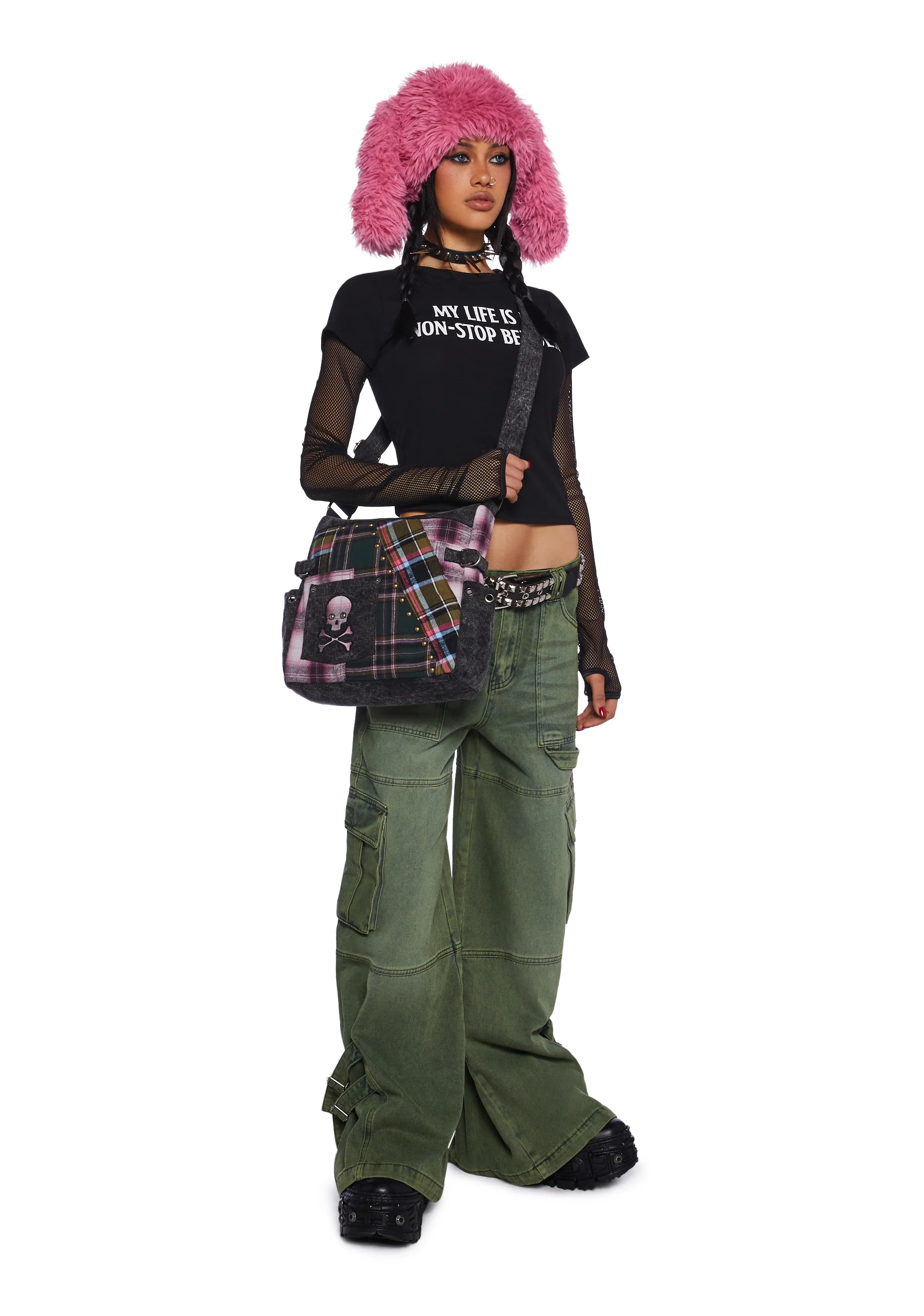 Get A Life Wide Leg Cargo Pants