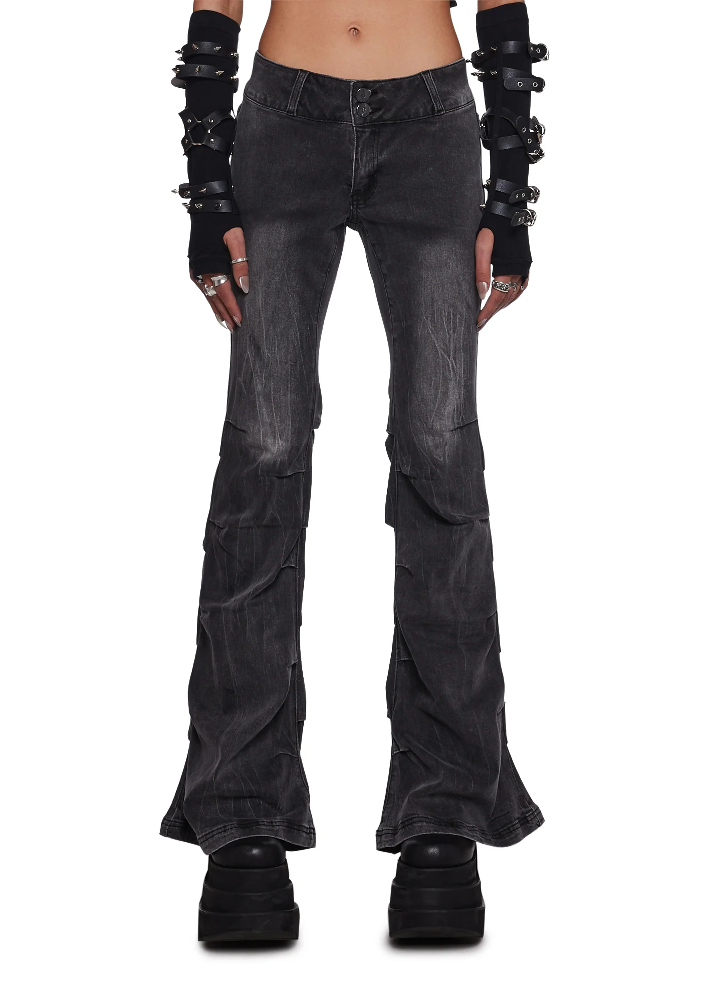 Frequency Wide Leg Pants - Denim