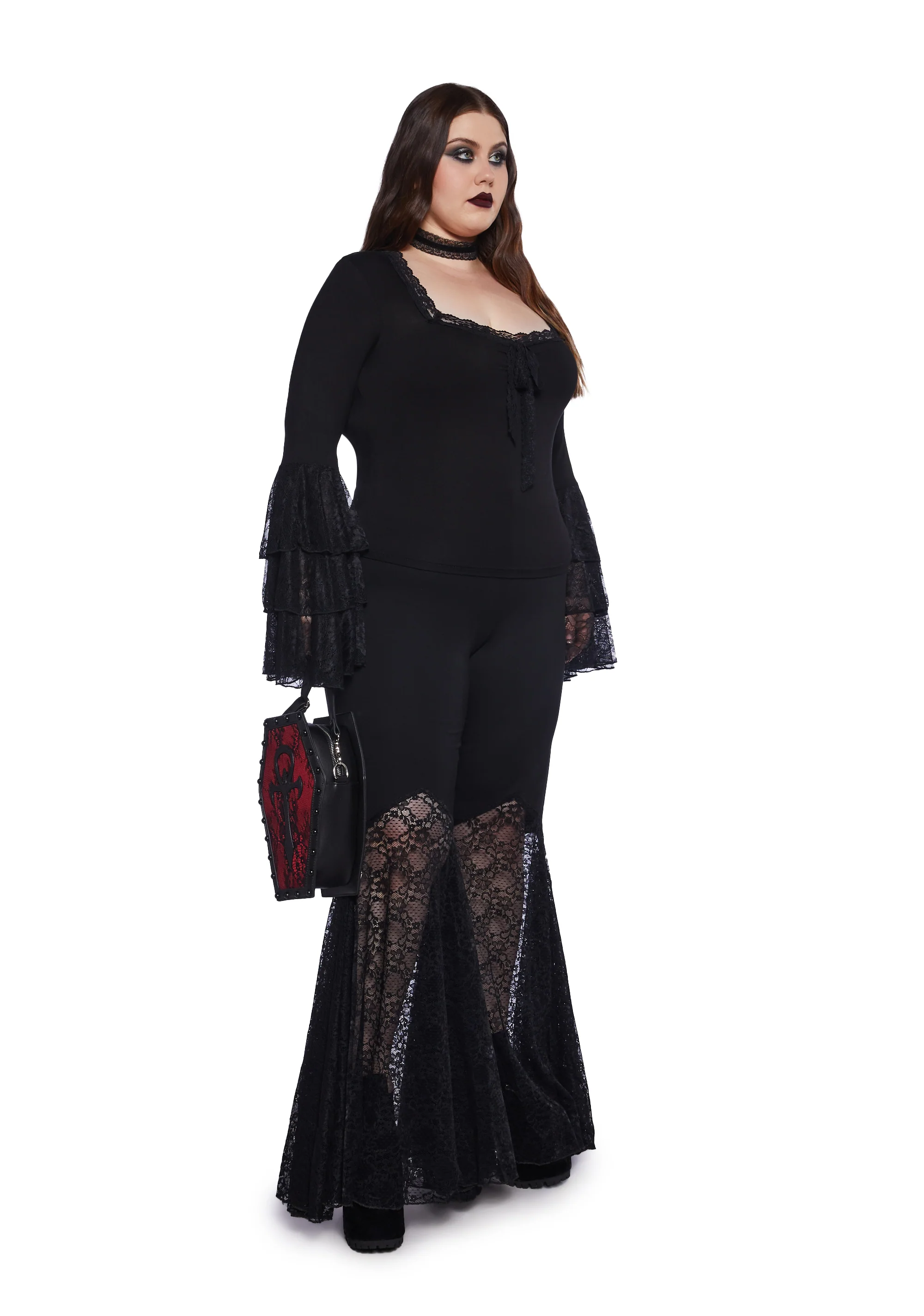 Plus Raven’s Embrace Bell Bottom Pants