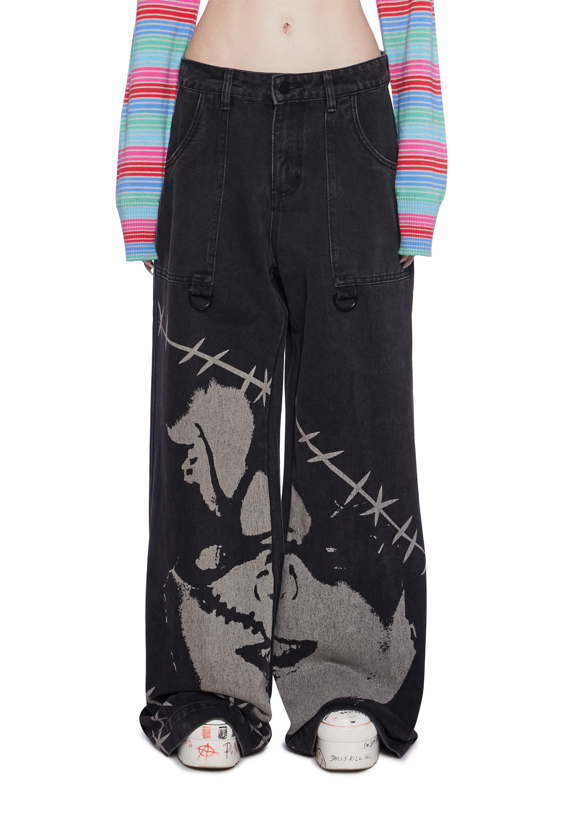 Friend To The End Wide Leg Jeans