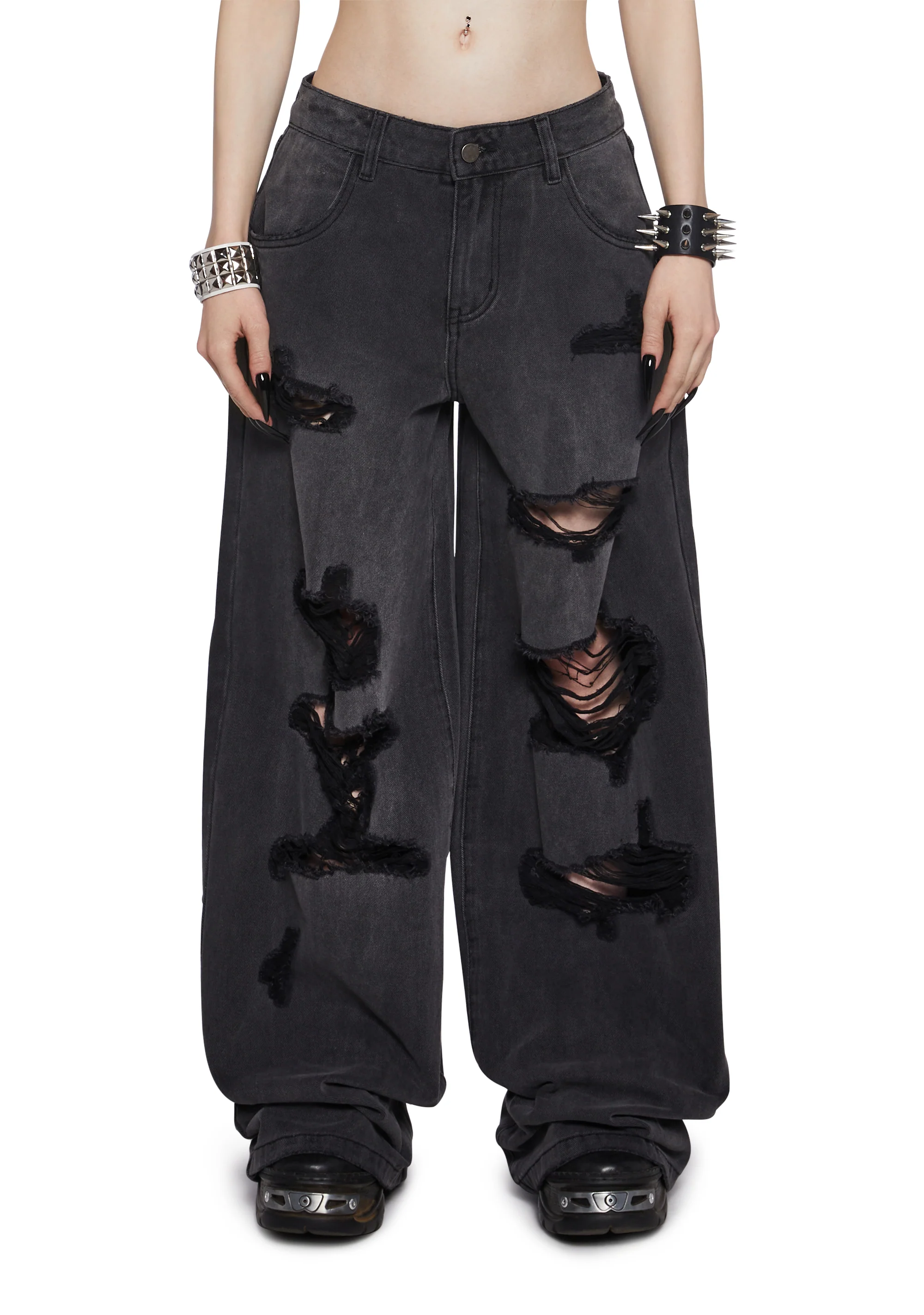 Sinful Attitude Wide Leg Jeans