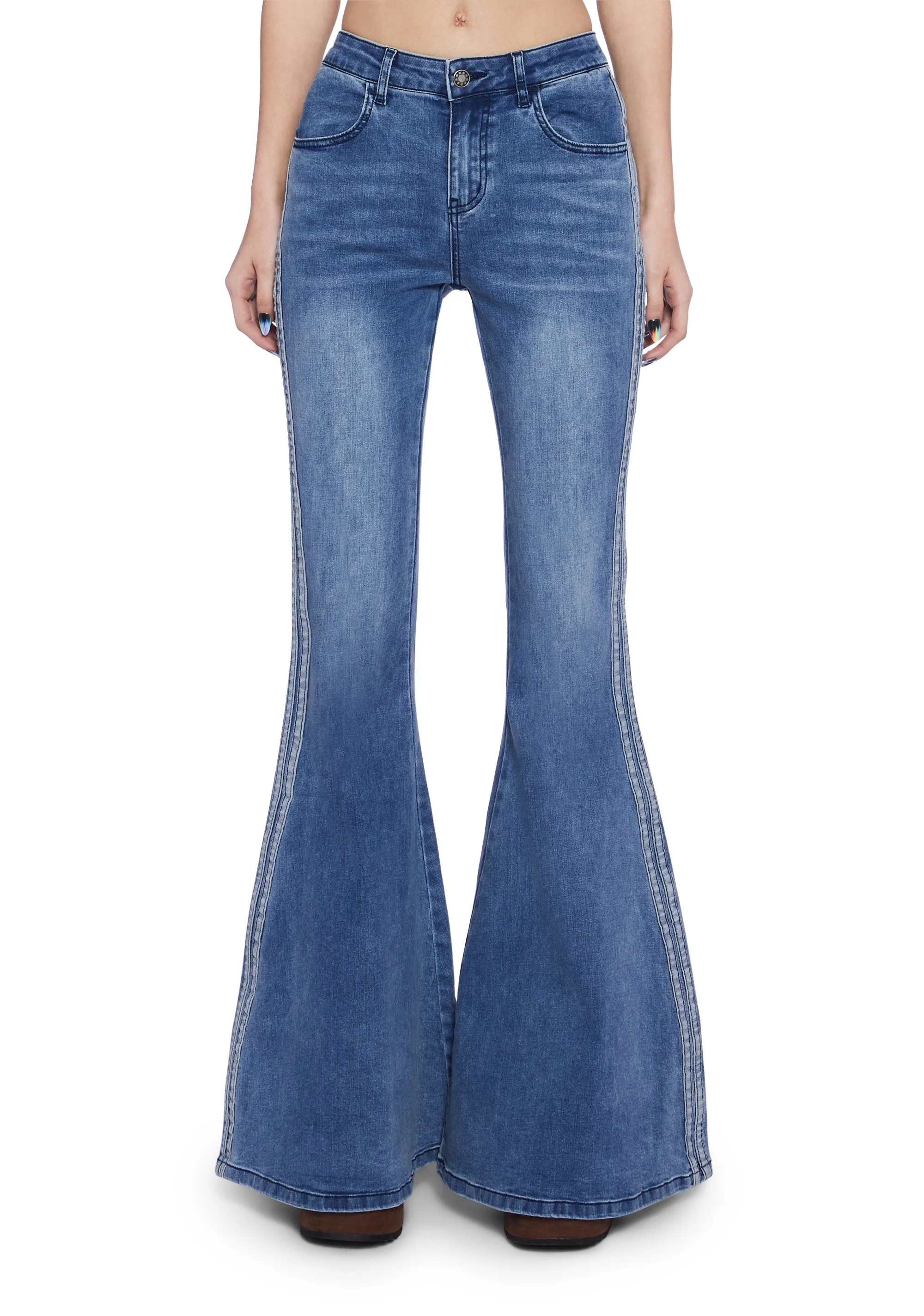 Totally Trippin Flared Jeans