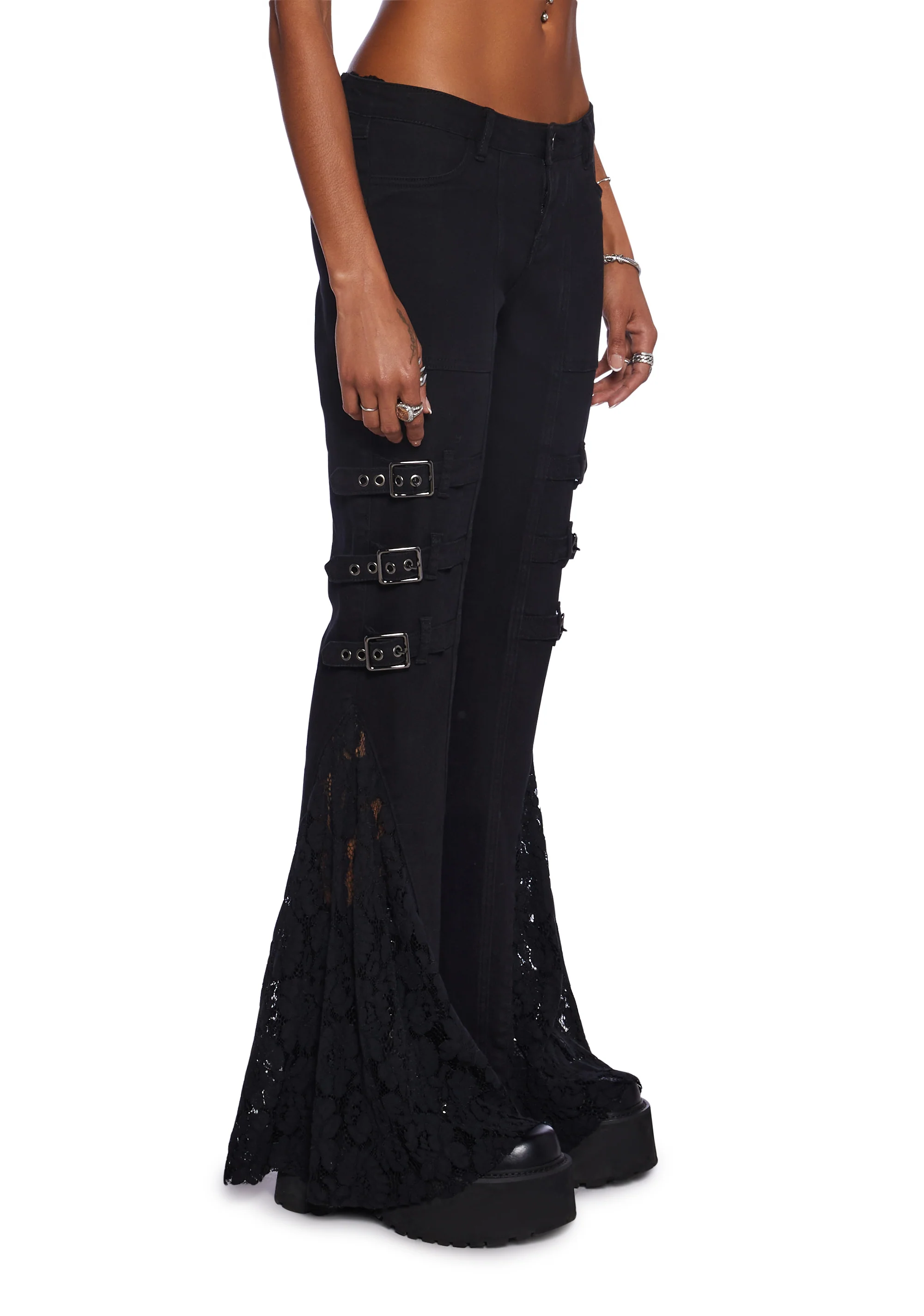 Normal Is An Illusion Flare Pants