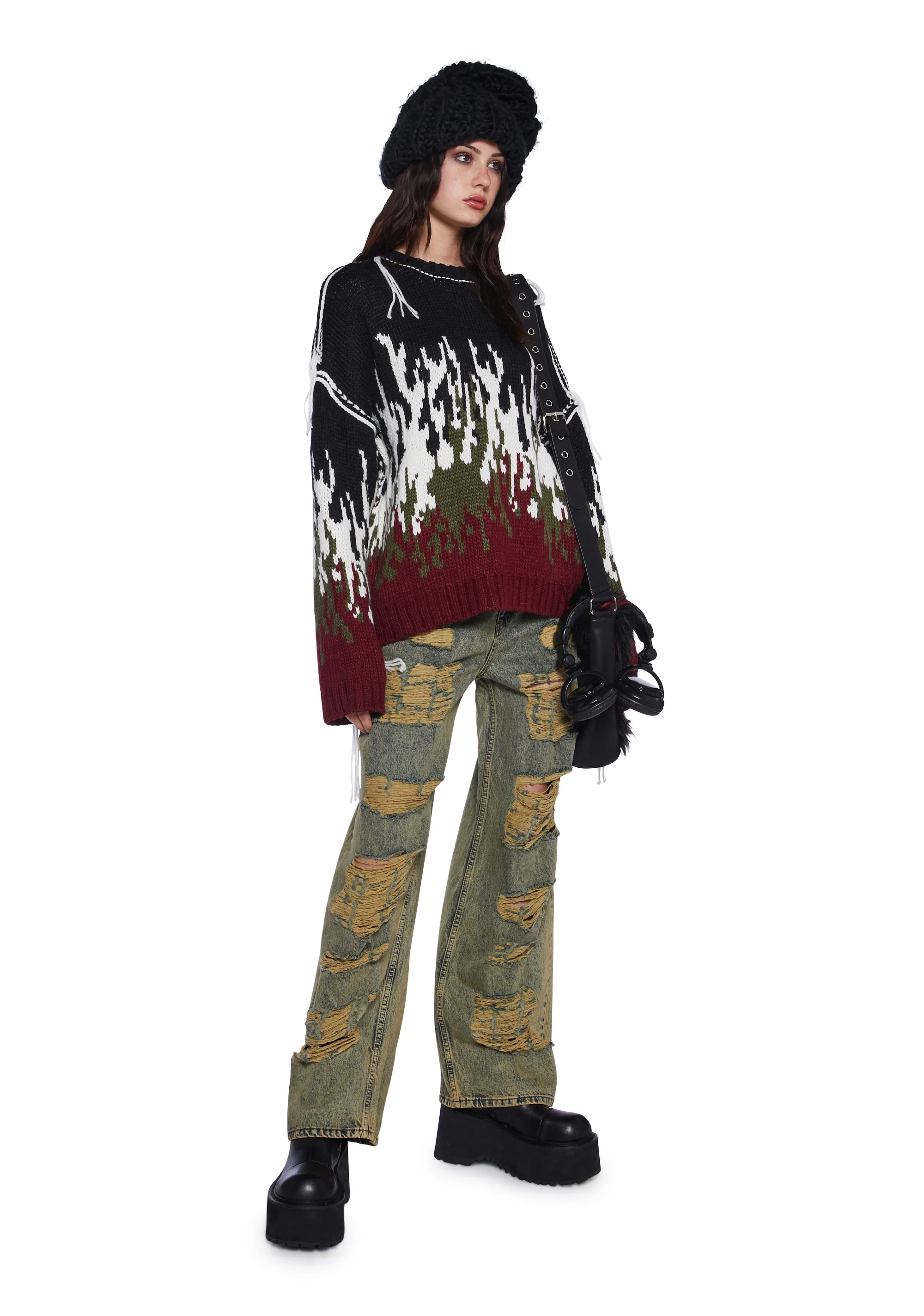 Dirty Wash Shredded Release Jeans