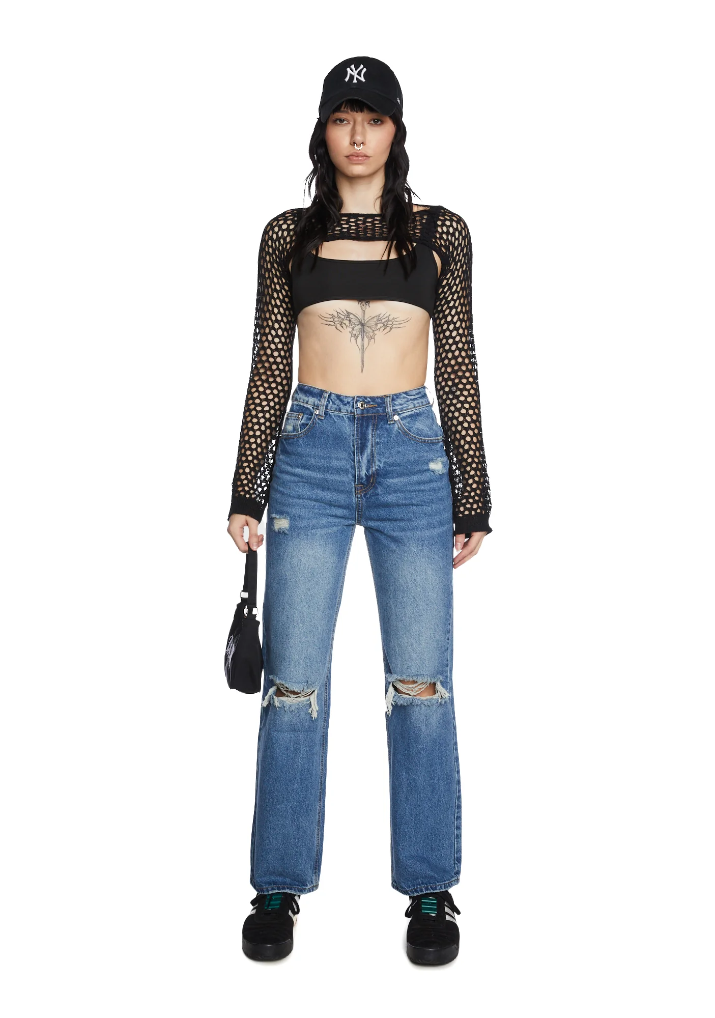 Lori High-Rise Wide Leg Jeans