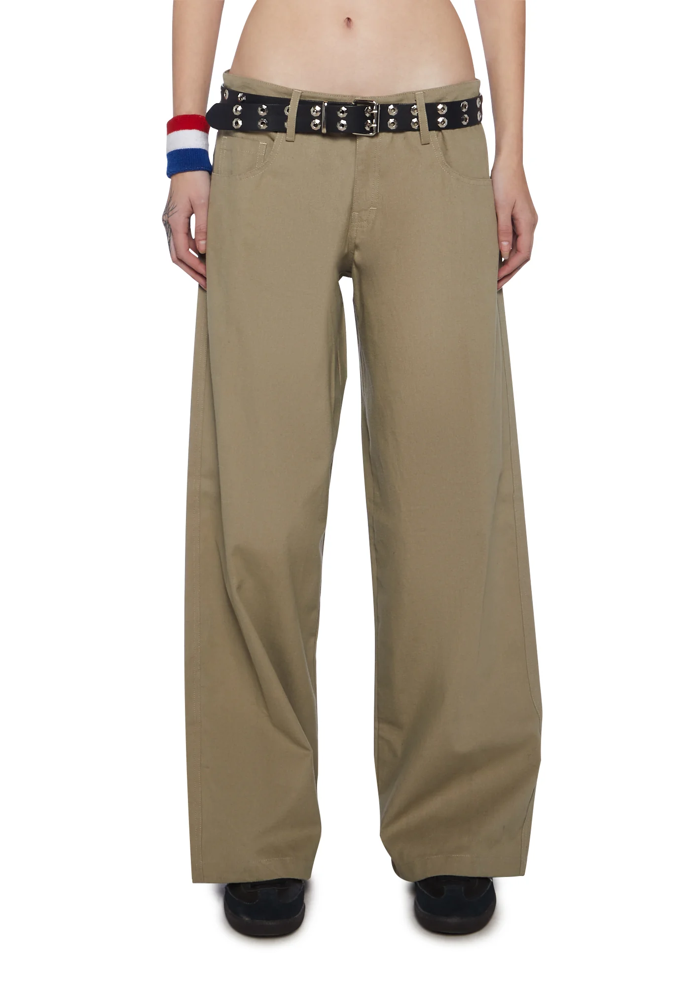 Roomy Wide Leg Trousers