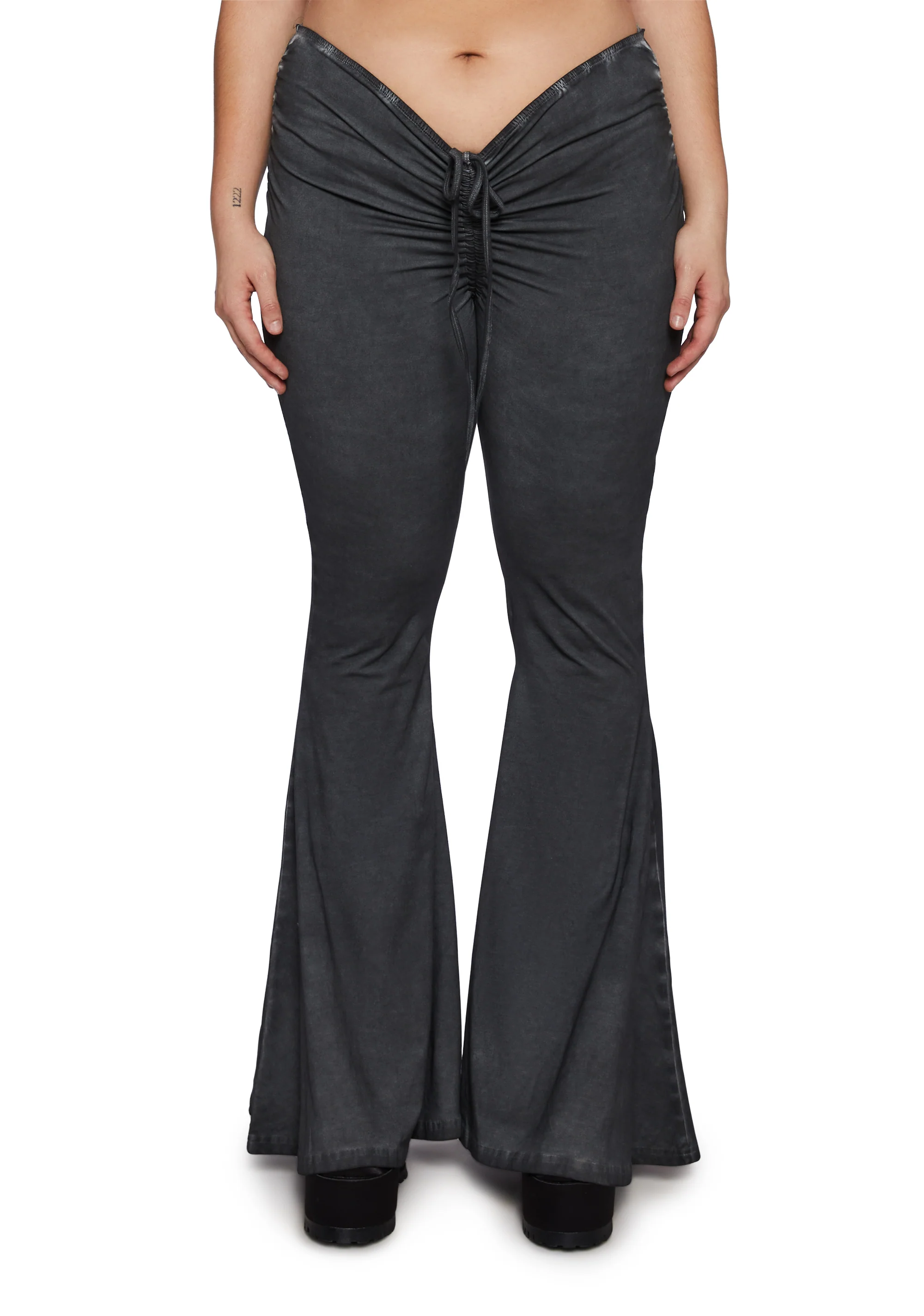 Plus Reverb V-Cut Washed Bell Bottoms