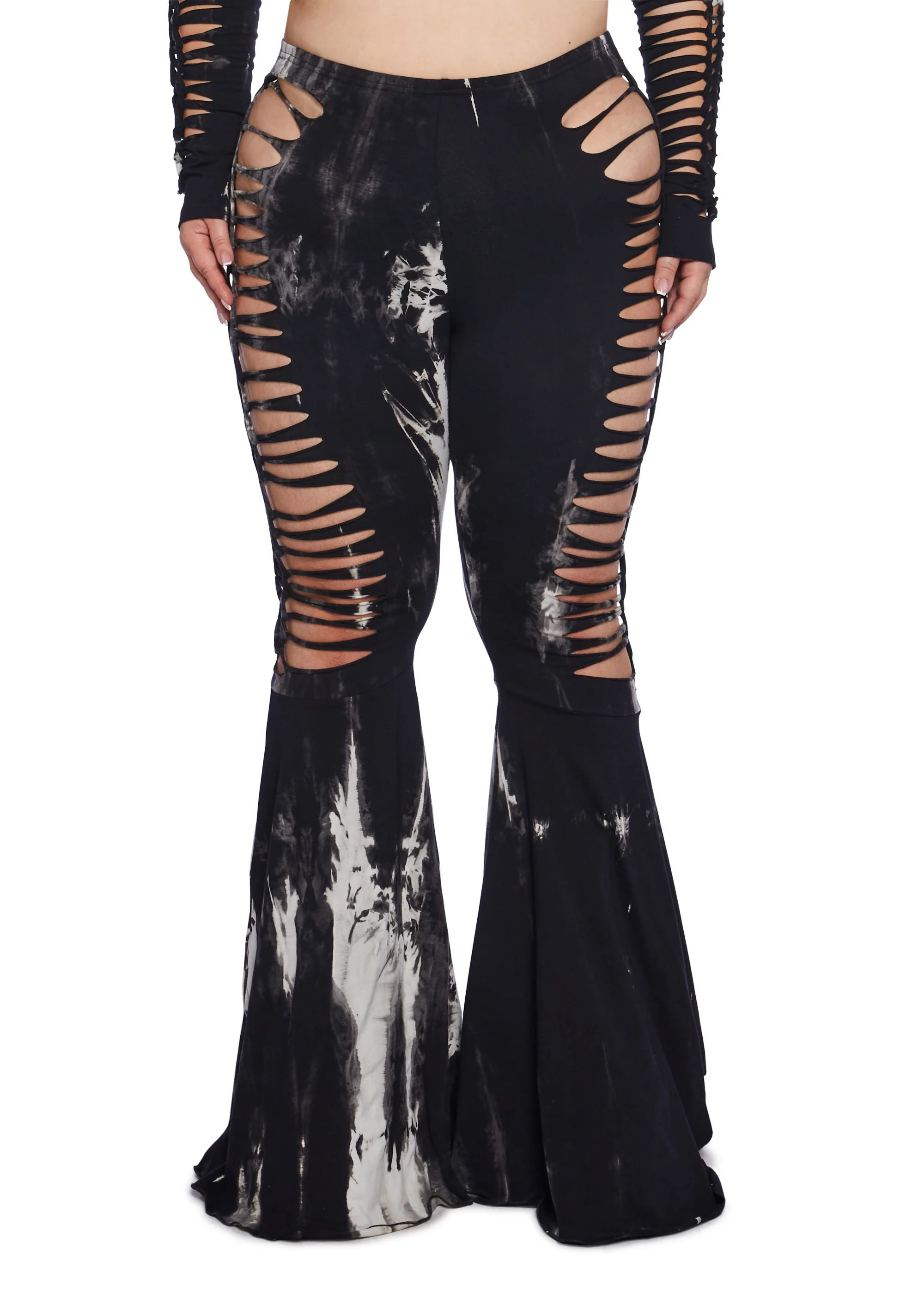 Plus Surreal Mirage Flare Pants