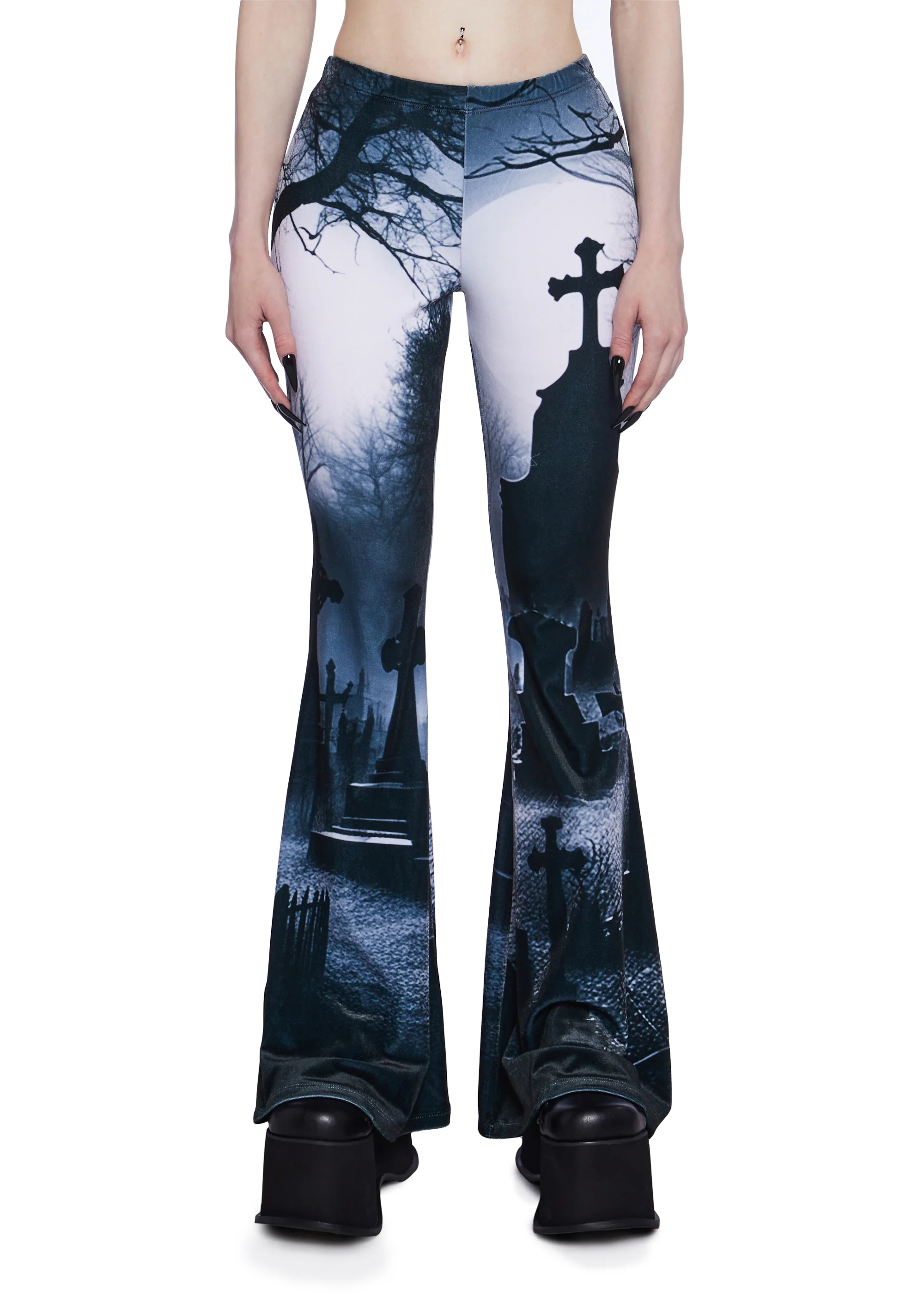 Spooky Sanctuary Flare Pants