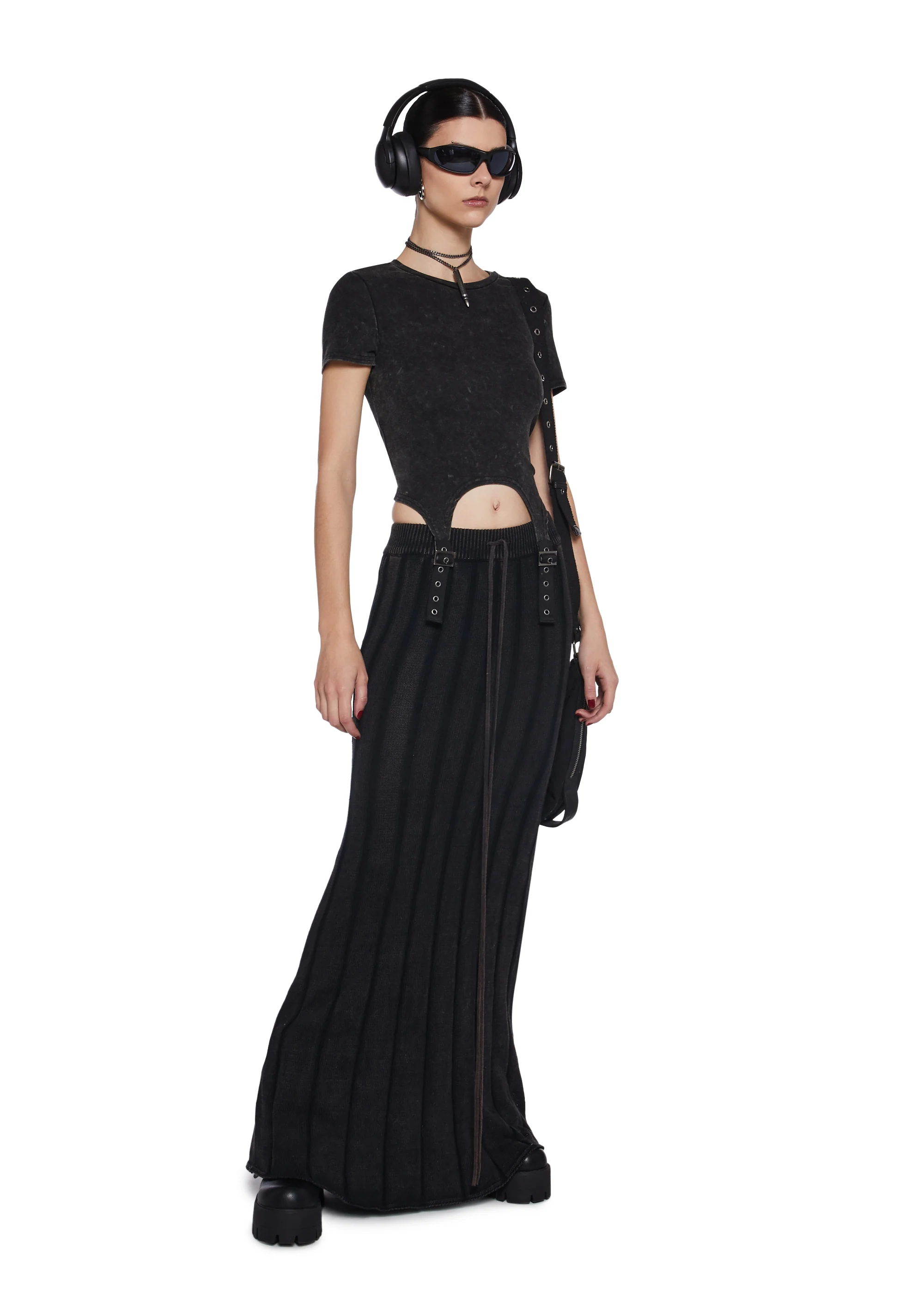Warp Garter Strap Baby Tee