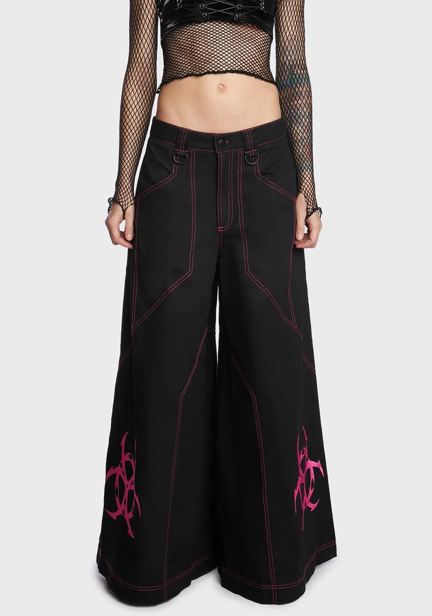 Cyber Apocalypse Wide Leg Pants