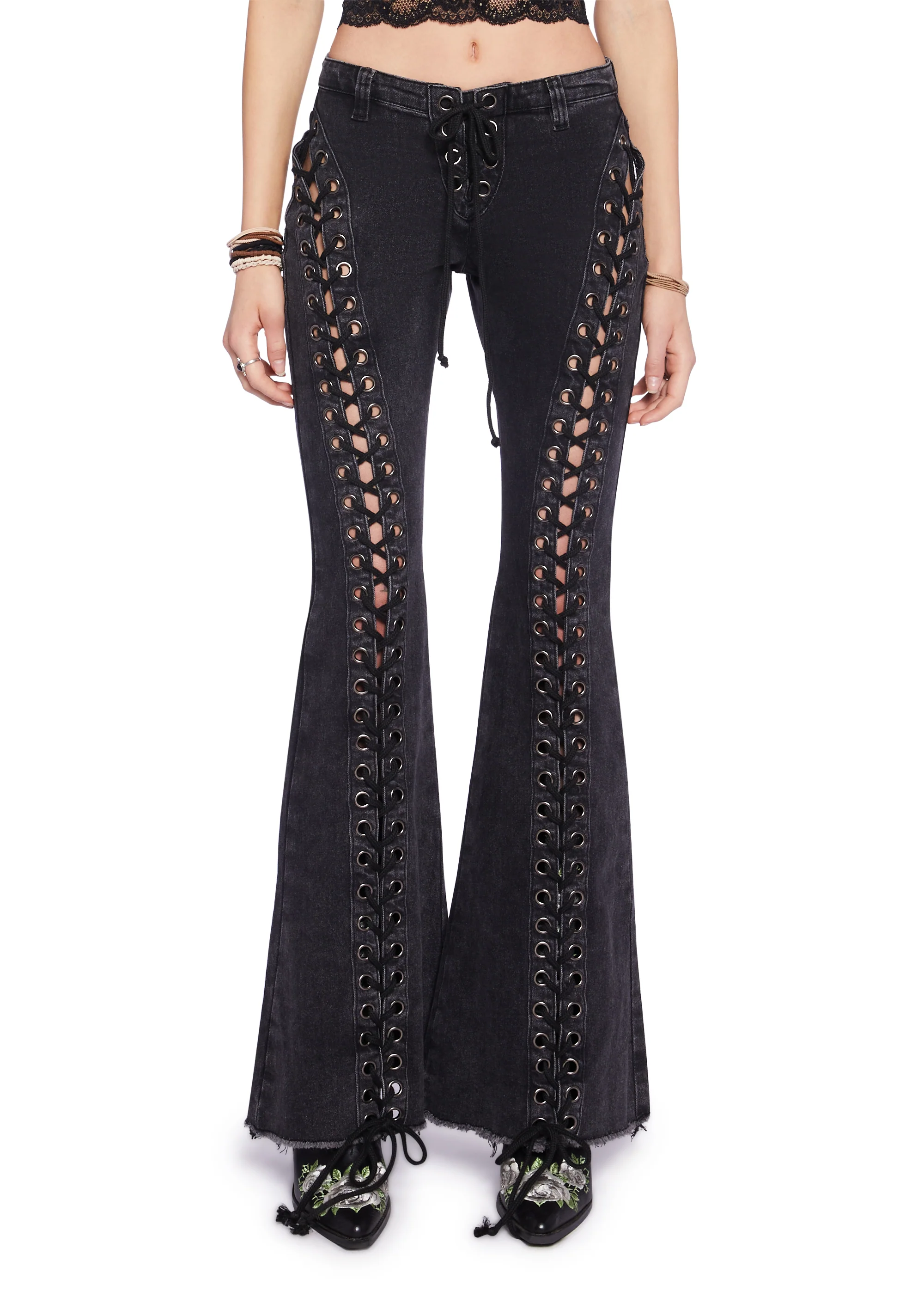 Wild Wanderer Flare Jeans - Black