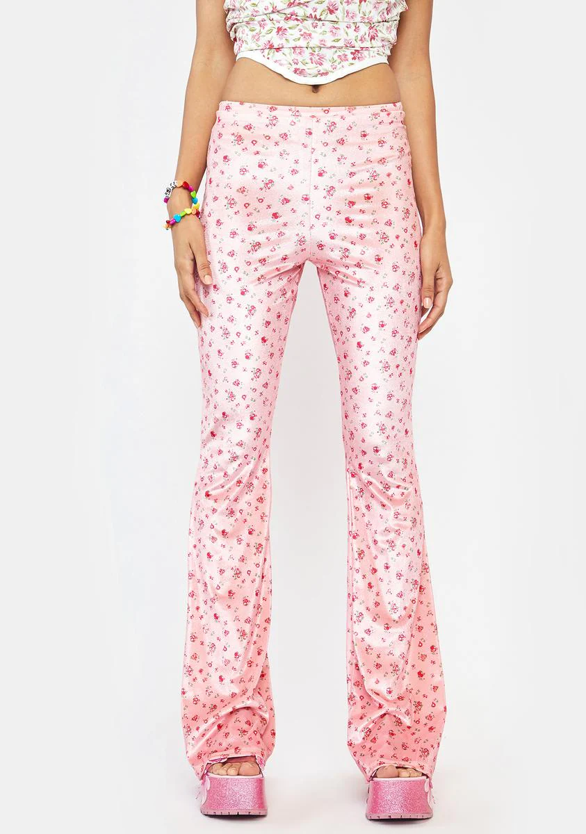 Becky Velvet Flare Pants
