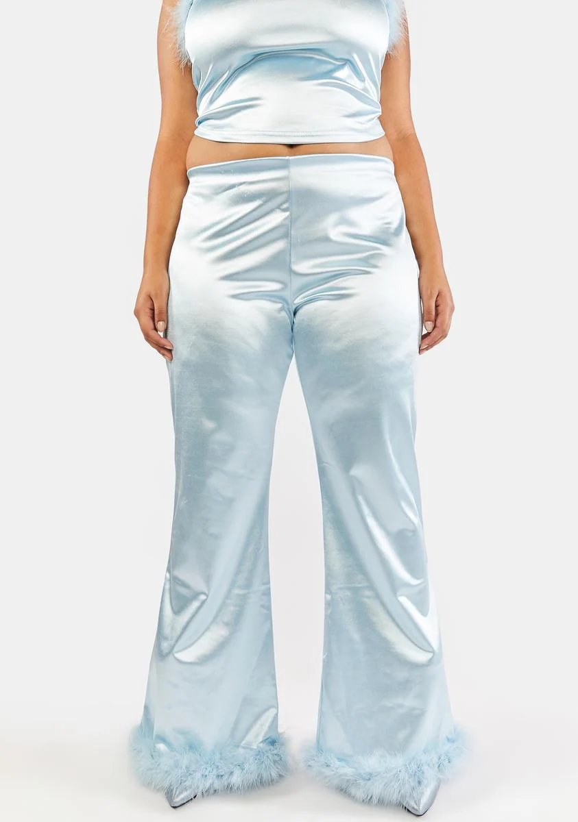 Plus Cloudy Exes and OMGs Satin Pants