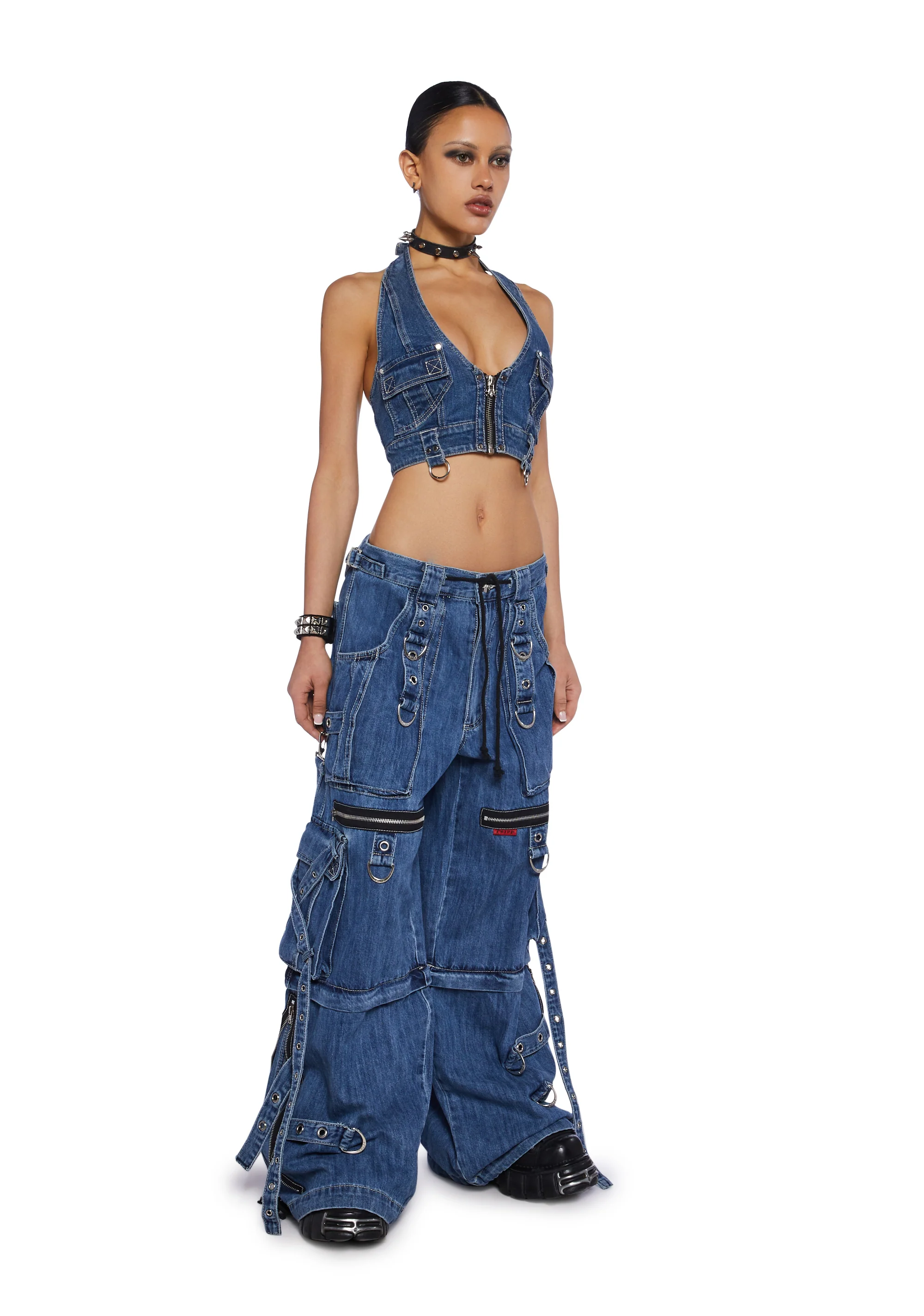 X-Strap Denim Jeans