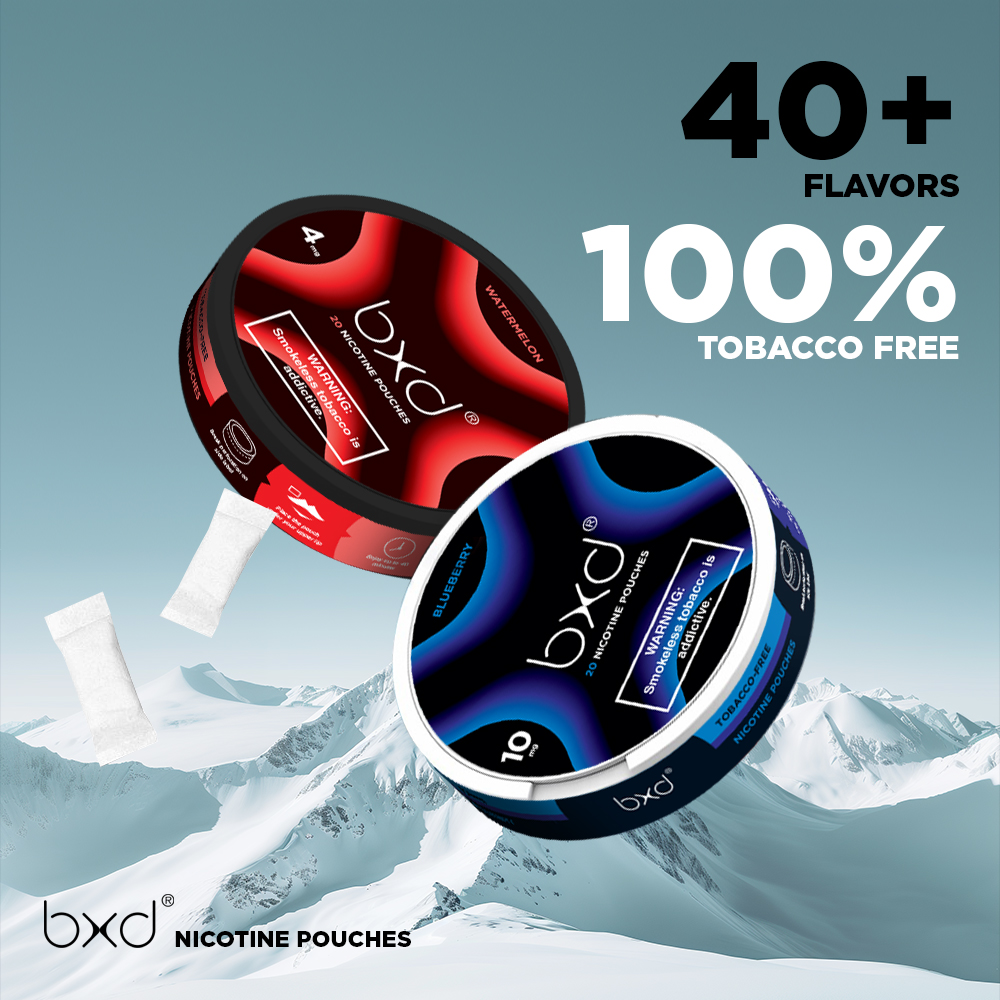 BXD nicotine pouch  20pc/case(Nic 3mg/4mg/6mg/10mg) - bxdmart