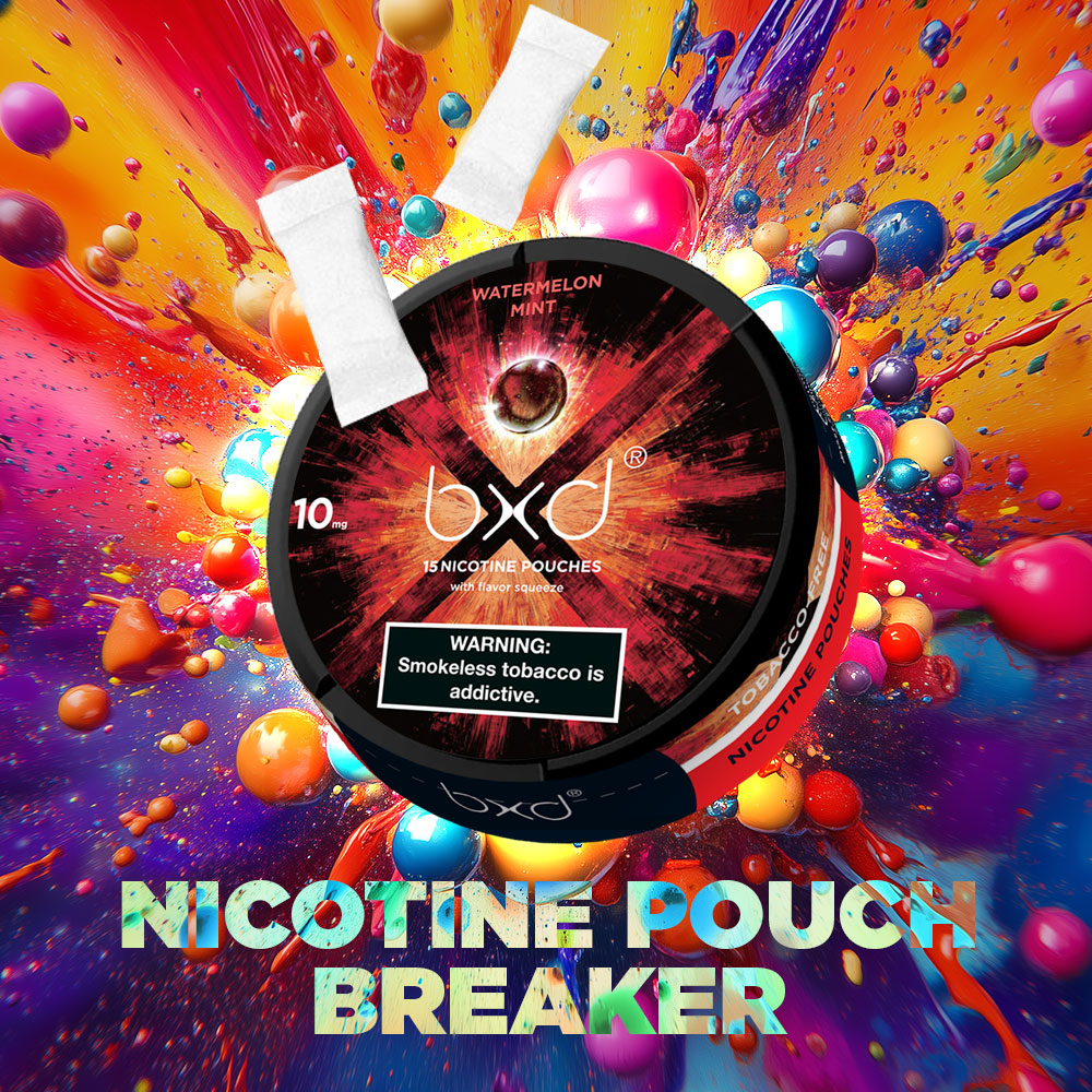 BXD nicotine pouch breaker 15pc/case(Nic 6mg/10mg/12mg) - bxdmart