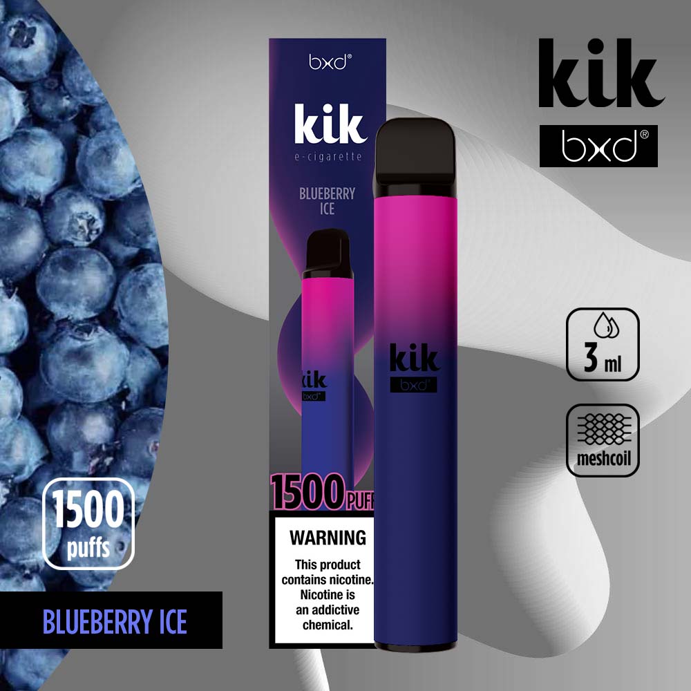 BXD Kik 1500-Puffs Disposable Vape Pen - 3ML(Nic 2%) - bxdmart