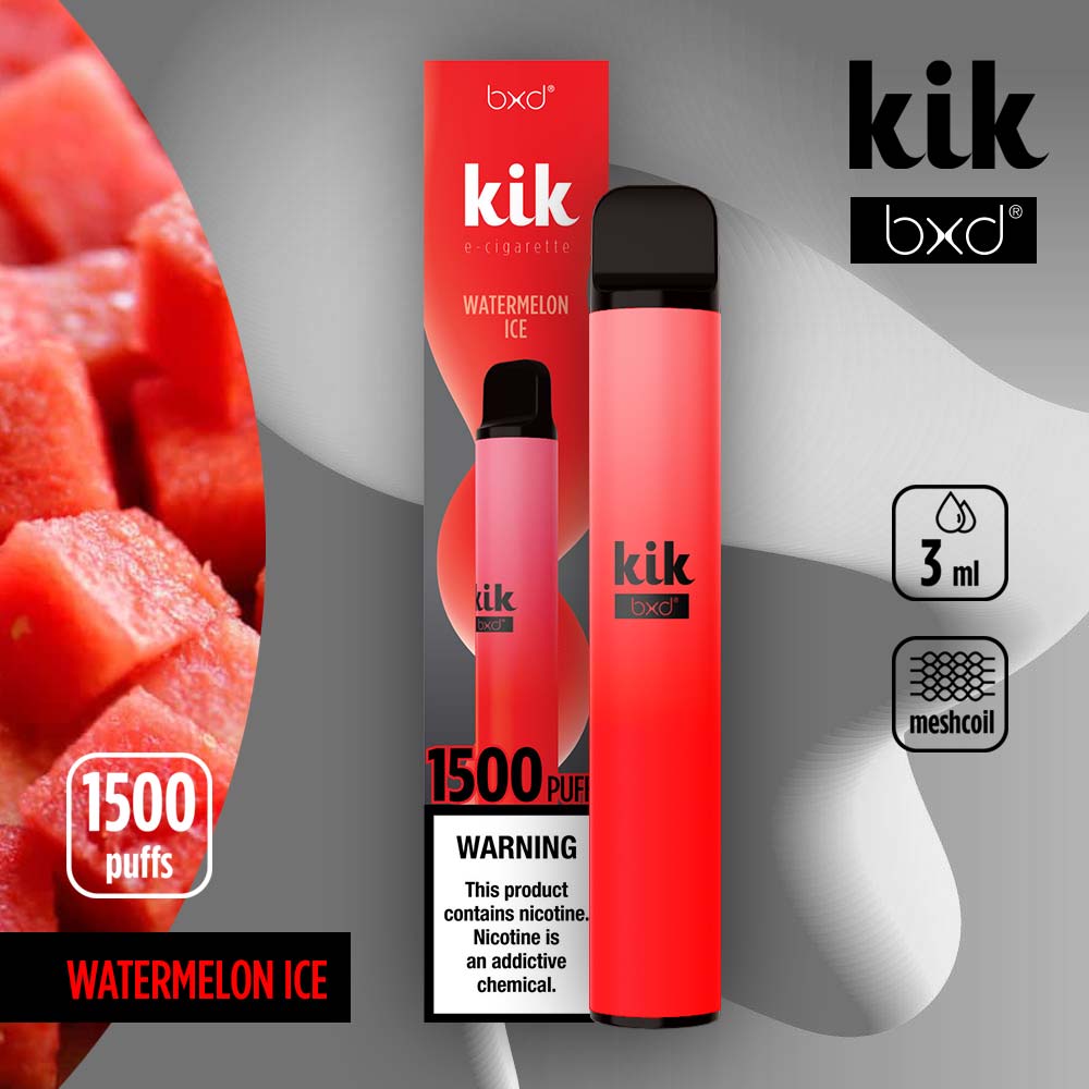 BXD Kik 1500-Puffs Disposable Vape Pen - 3ML(Nic 2%) - bxdmart