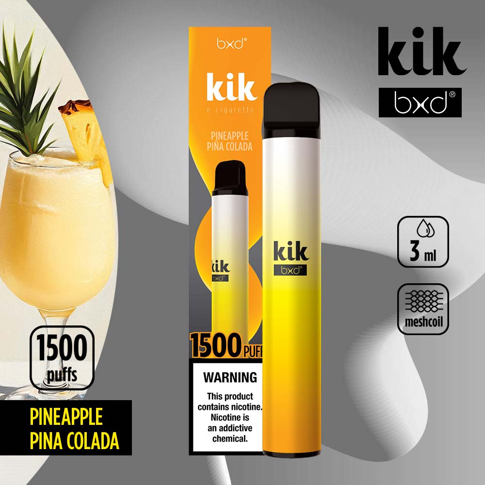 BXD Kik 1500-Puffs Disposable Vape Pen - 3ML(Nic 2%) - bxdmart