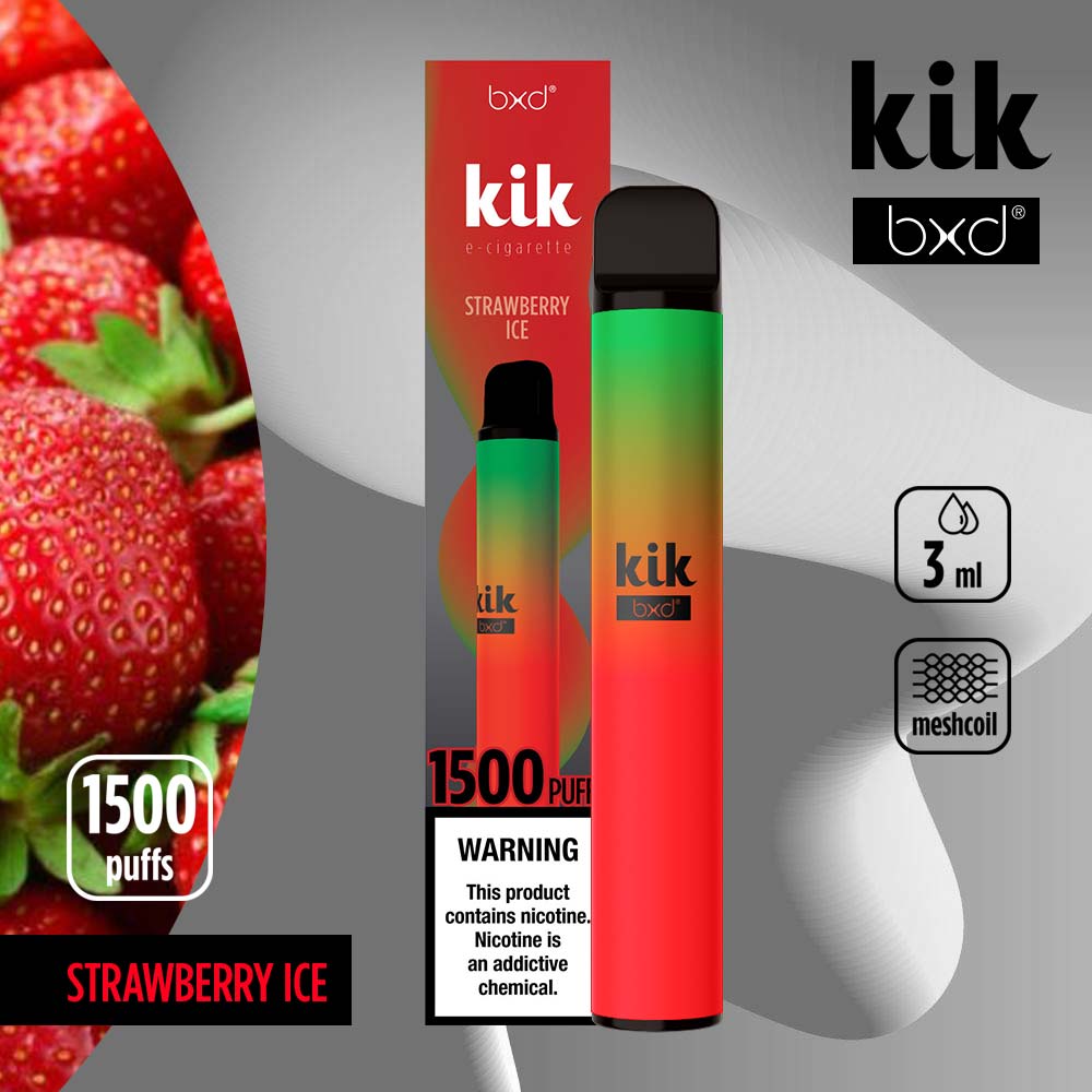BXD Kik 1500-Puffs Disposable Vape Pen - 3ML(Nic 2%) - bxdmart