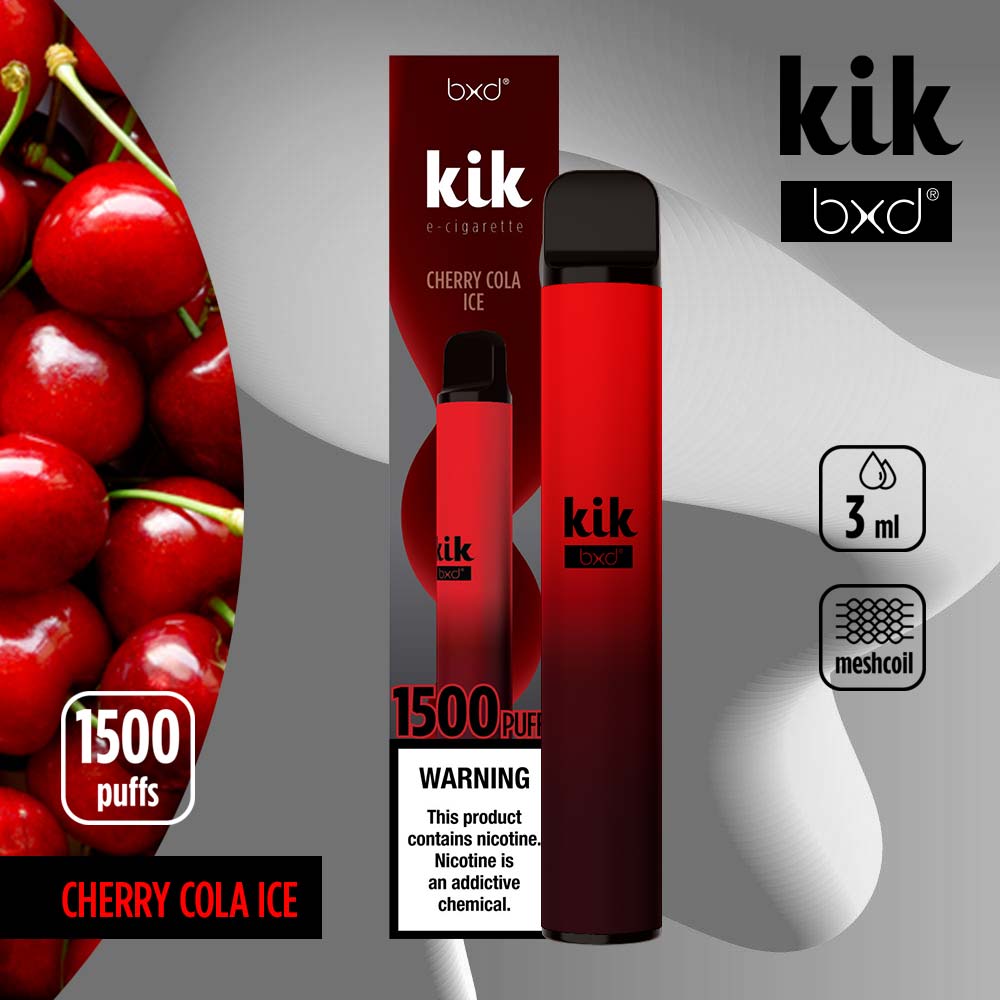 BXD Kik 1500-Puffs Disposable Vape Pen - 3ML(Nic 2%) - bxdmart