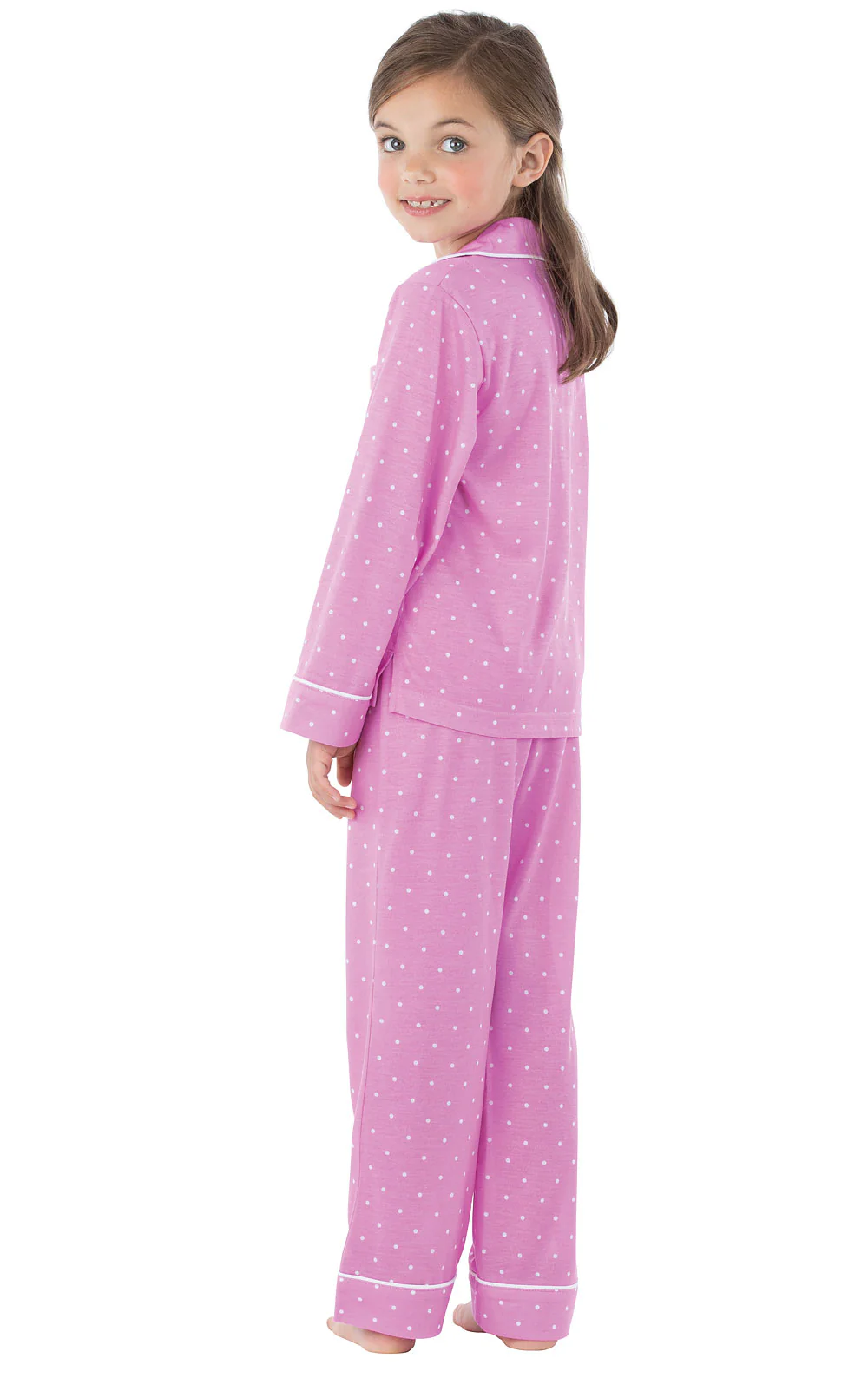 Classic Polka-Dots Button-Front Unisex Kids Pajamas - EJIACHE
