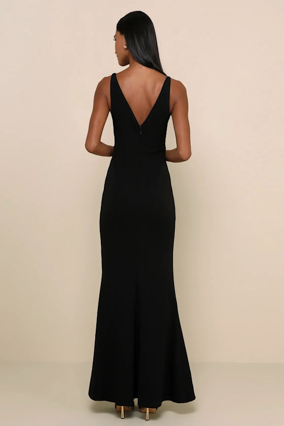Melora Black Sleeveless Maxi Dress Dress - EJIACHE
