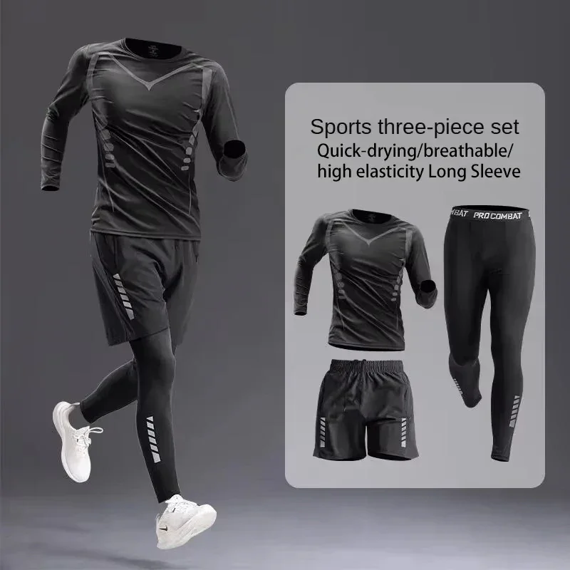 Men's Sportswear 1-5Pcs Suit  All-Season Track Suit Set - TRVCWOW