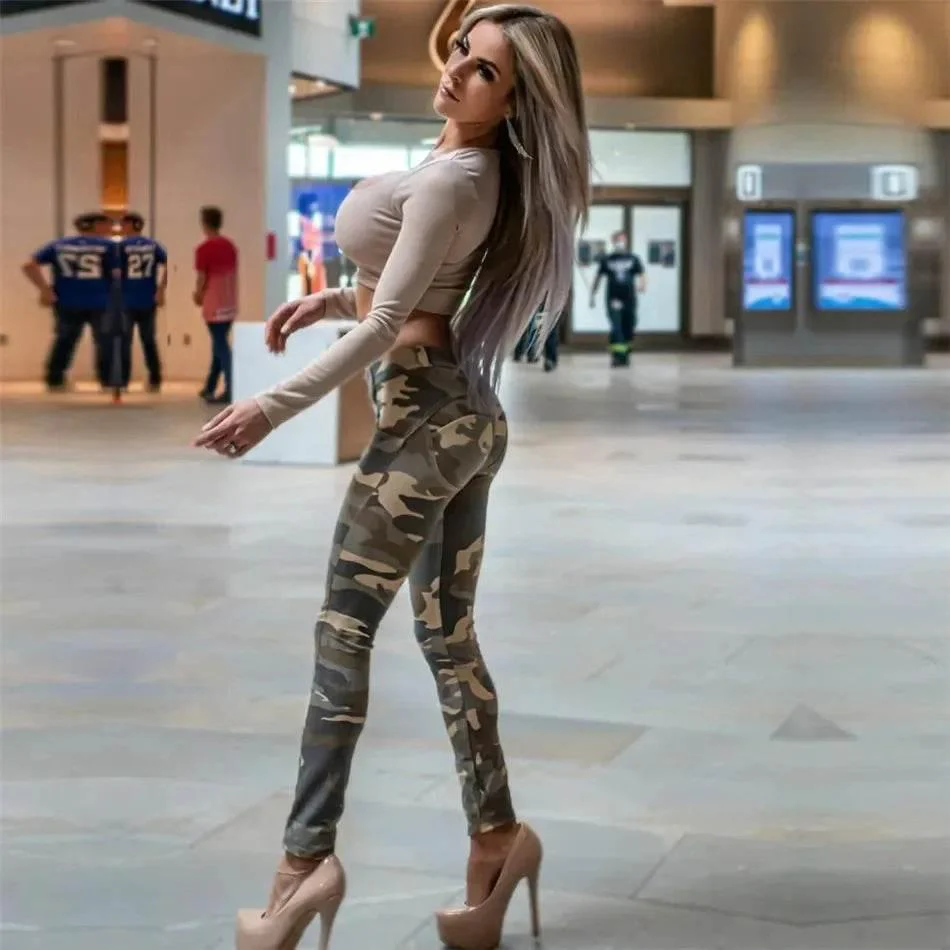 Camo Leggings Yoga Pants - TRVCWOW