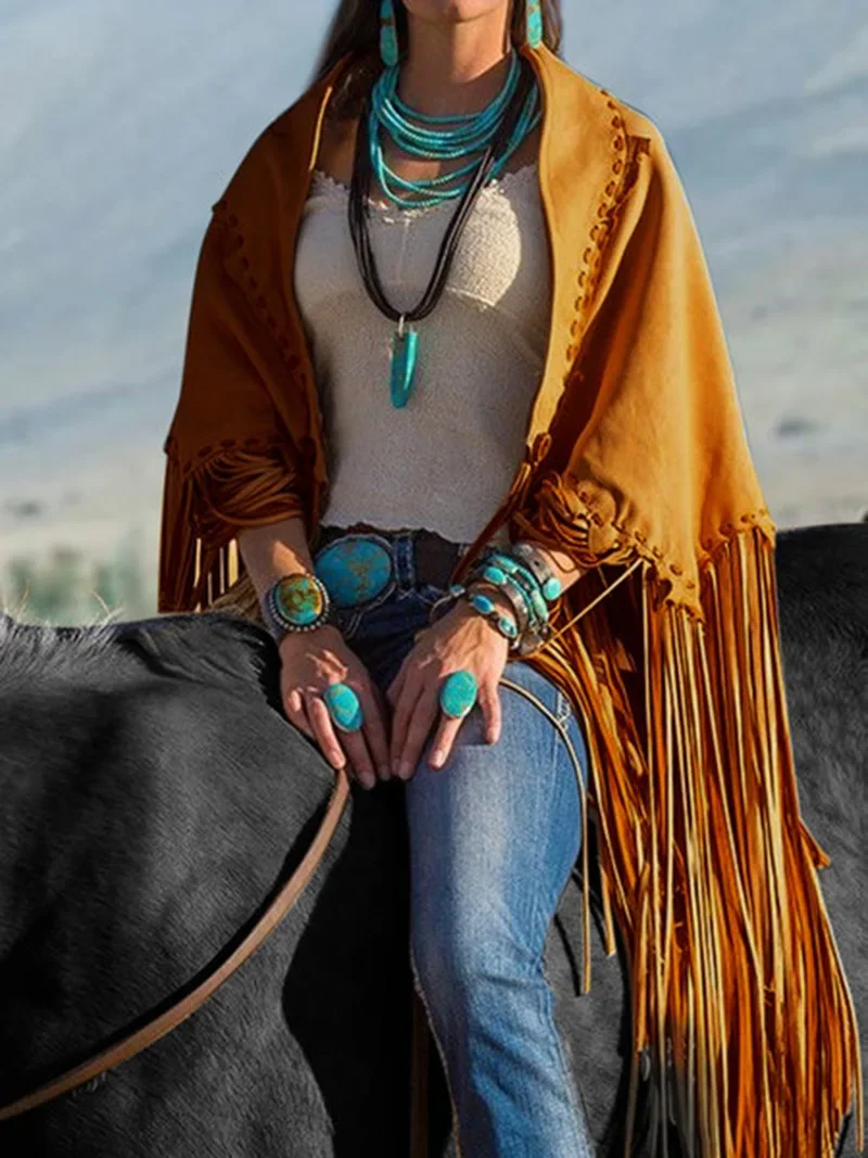 Women Poncho Autumn Winter - TRVCWOW