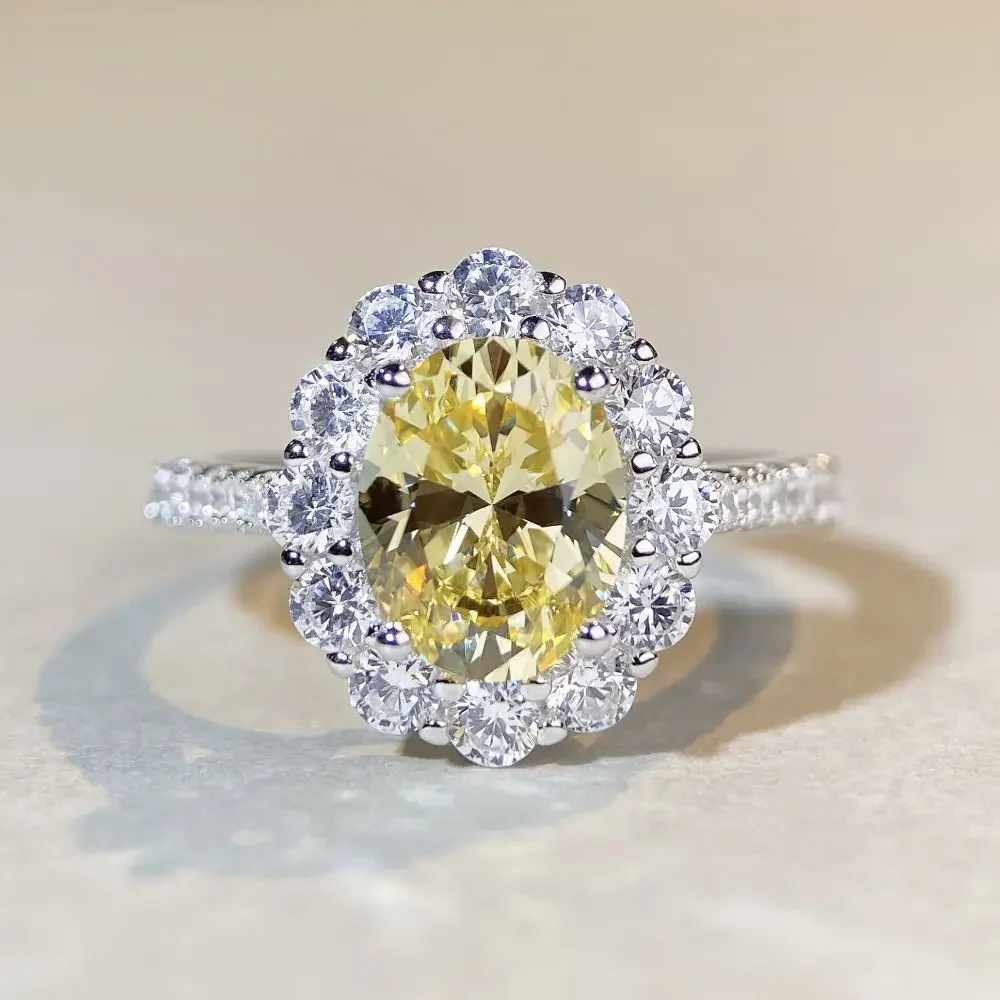 S925 Sterling Silver Egg Ring for Women - TRVCWOW