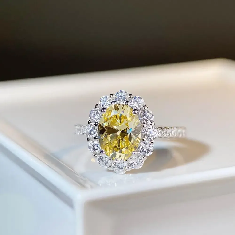 S925 Sterling Silver Egg Ring for Women - TRVCWOW