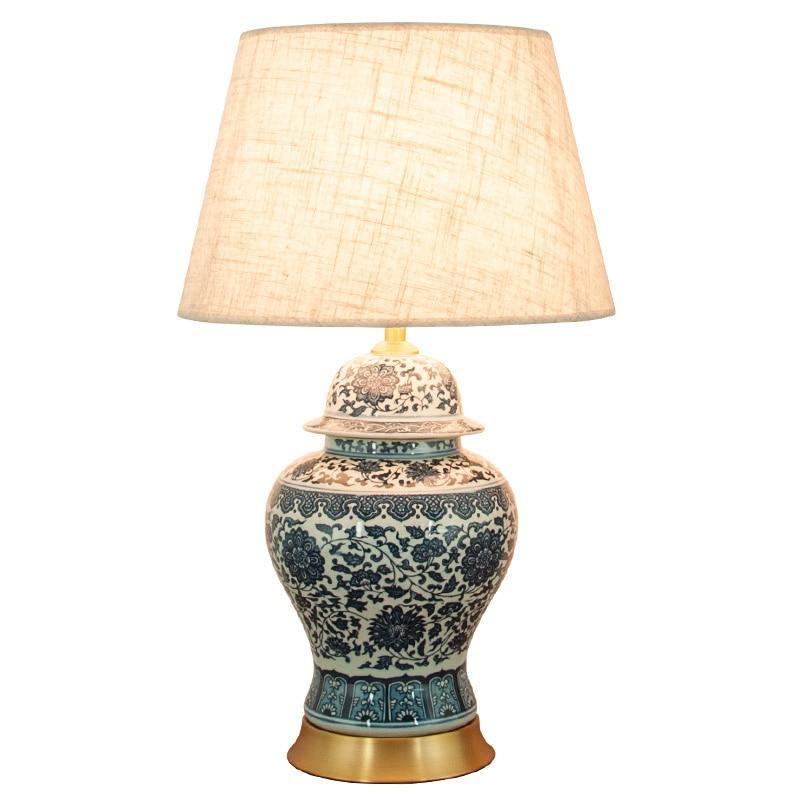 Chinese Ginger Jar Table Lamps - TRVCWOW