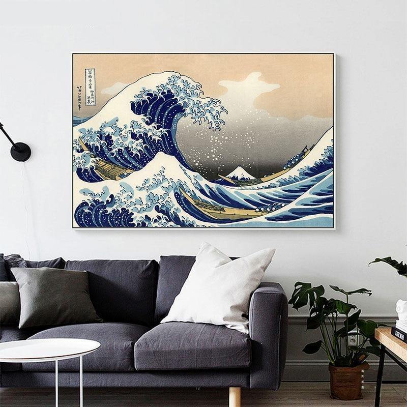 The Great Wave Off Kanagawa Canvas - TRVCWOW