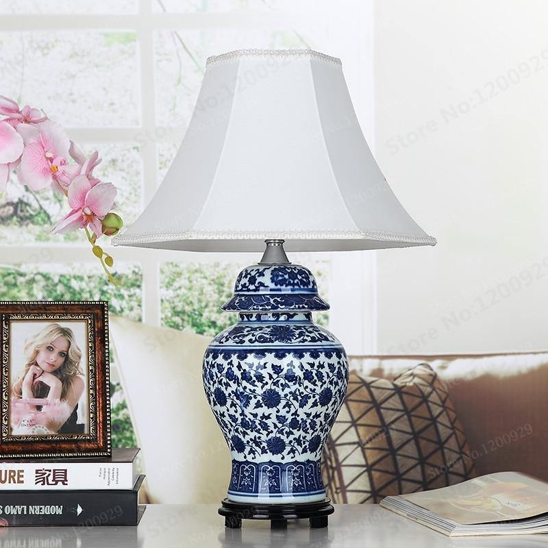Blue And White Chinese Lamps - TRVCWOW