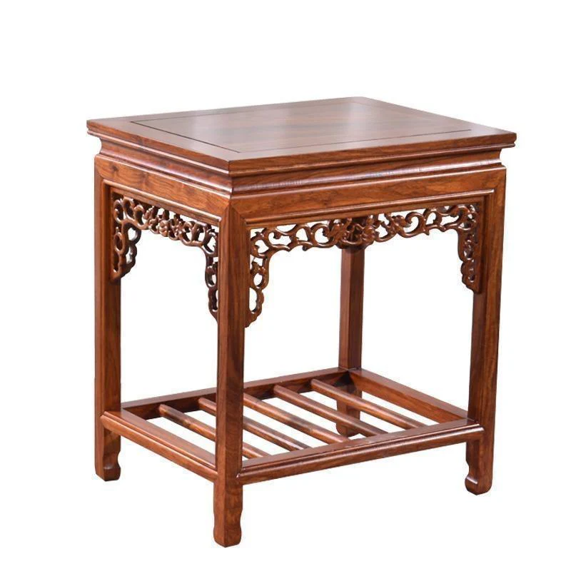 Antique Hand Carved Chinese Nesting Tables - TRVCWOW