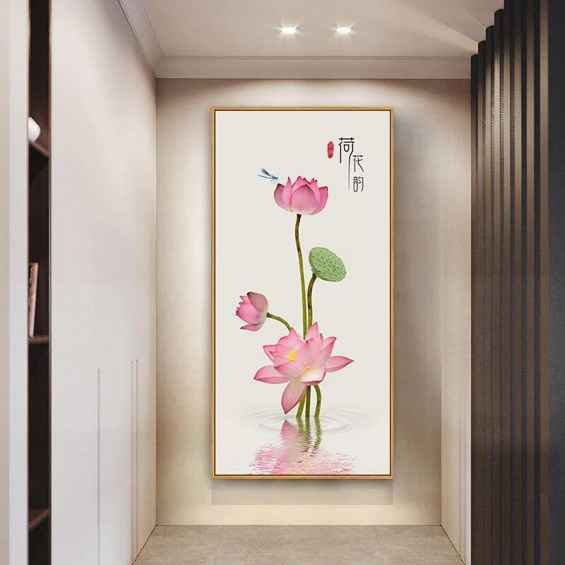 Chinese Lotus Painting - TRVCWOW