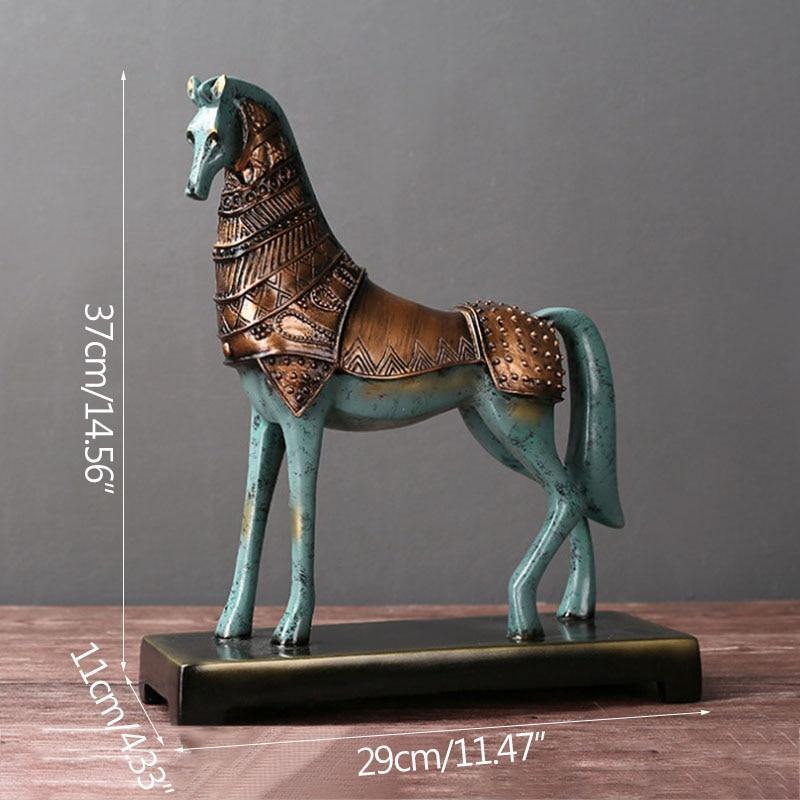 Ceramic Chinese Horse Statues - TRVCWOW