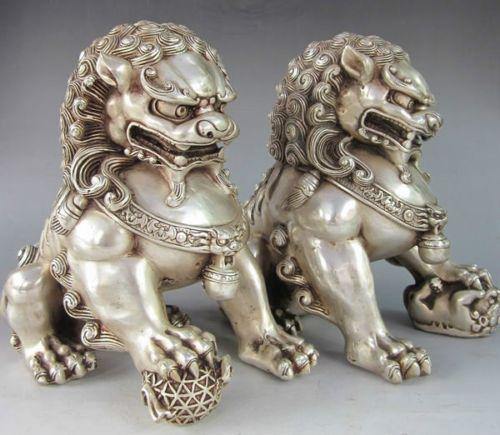 Chinese Lion Dragon Statue - TRVCWOW